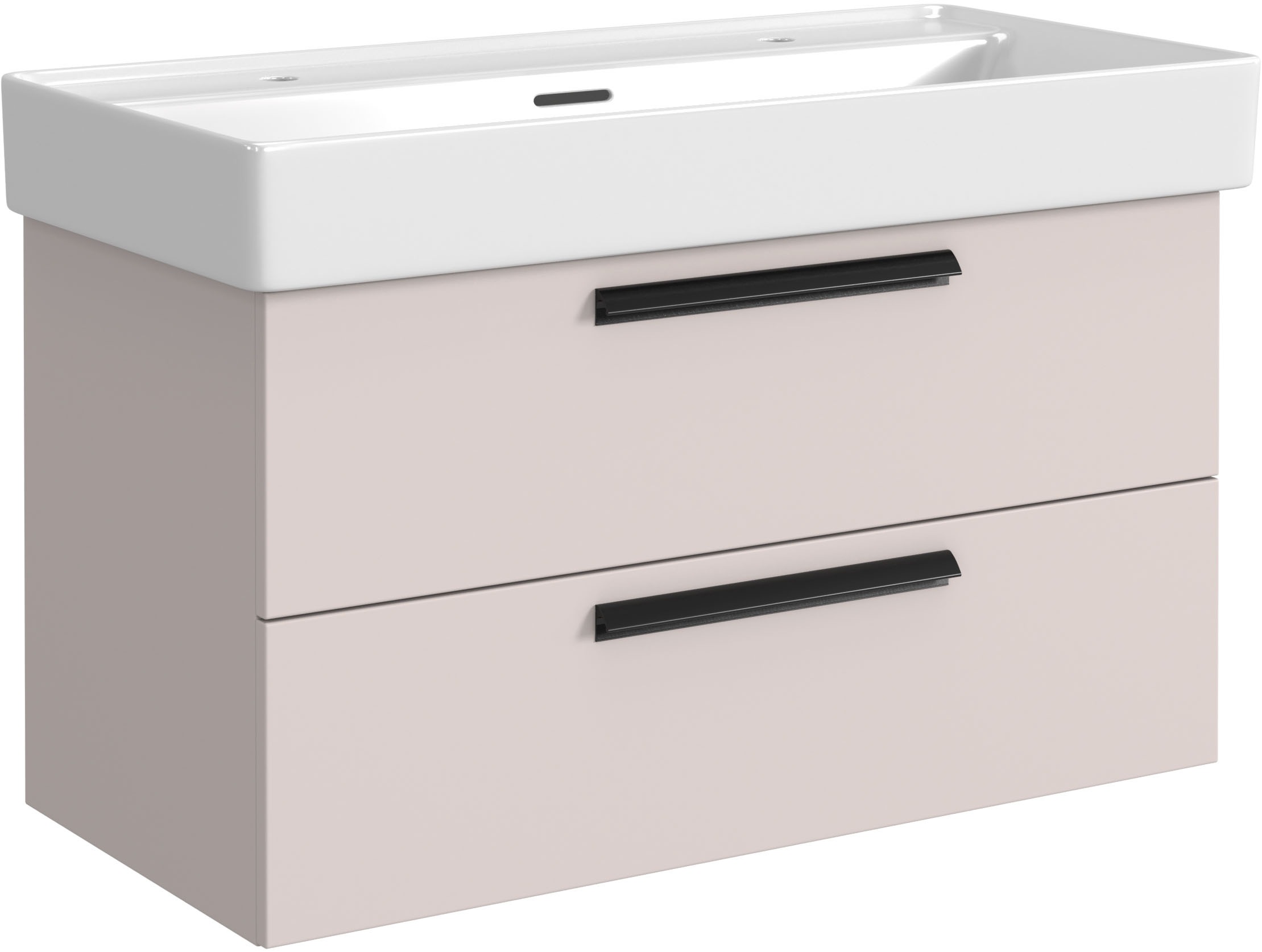 welltime Badmöbel-Set »SALVADA, 5tlg-Set, gedämpfte Scharniere, Softclose, Keramikbecken« Maße (B/T/H): 180/47,5/200 cm, 