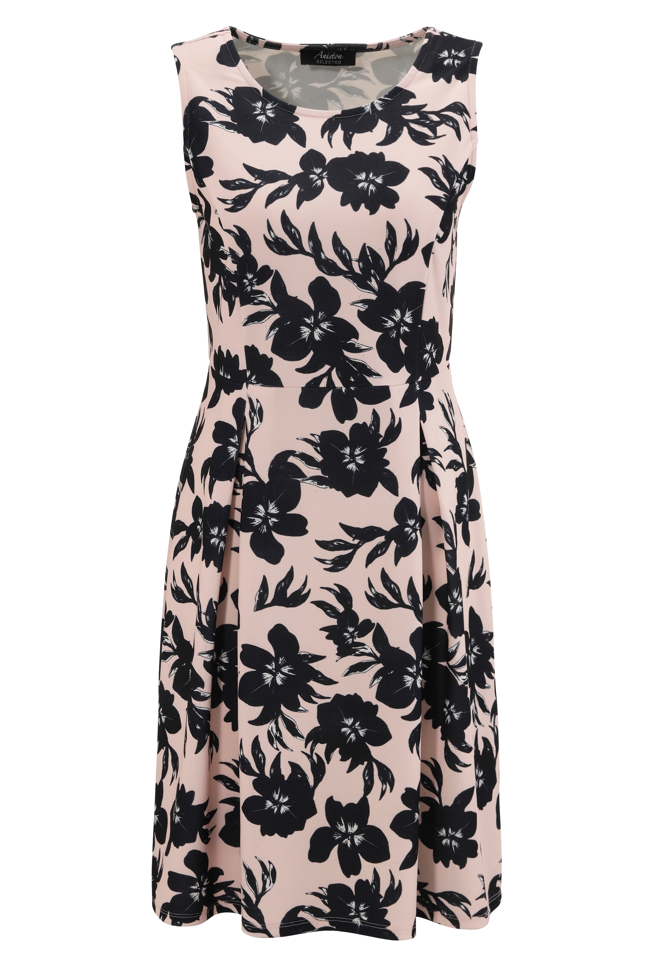 Aniston SELECTED Sommerkleid, mit Blüten- und Blättermuster Allover