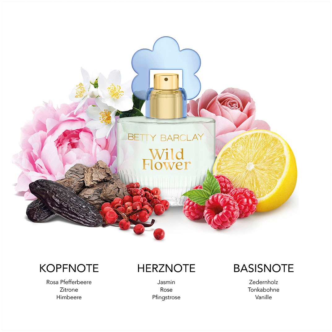 Betty Barclay Eau de Toilette »Betty Barclay Wild Flower EDT NATURAL SPRAY 50 ML« Packung, 1 Stk. mit starkem Charakter
