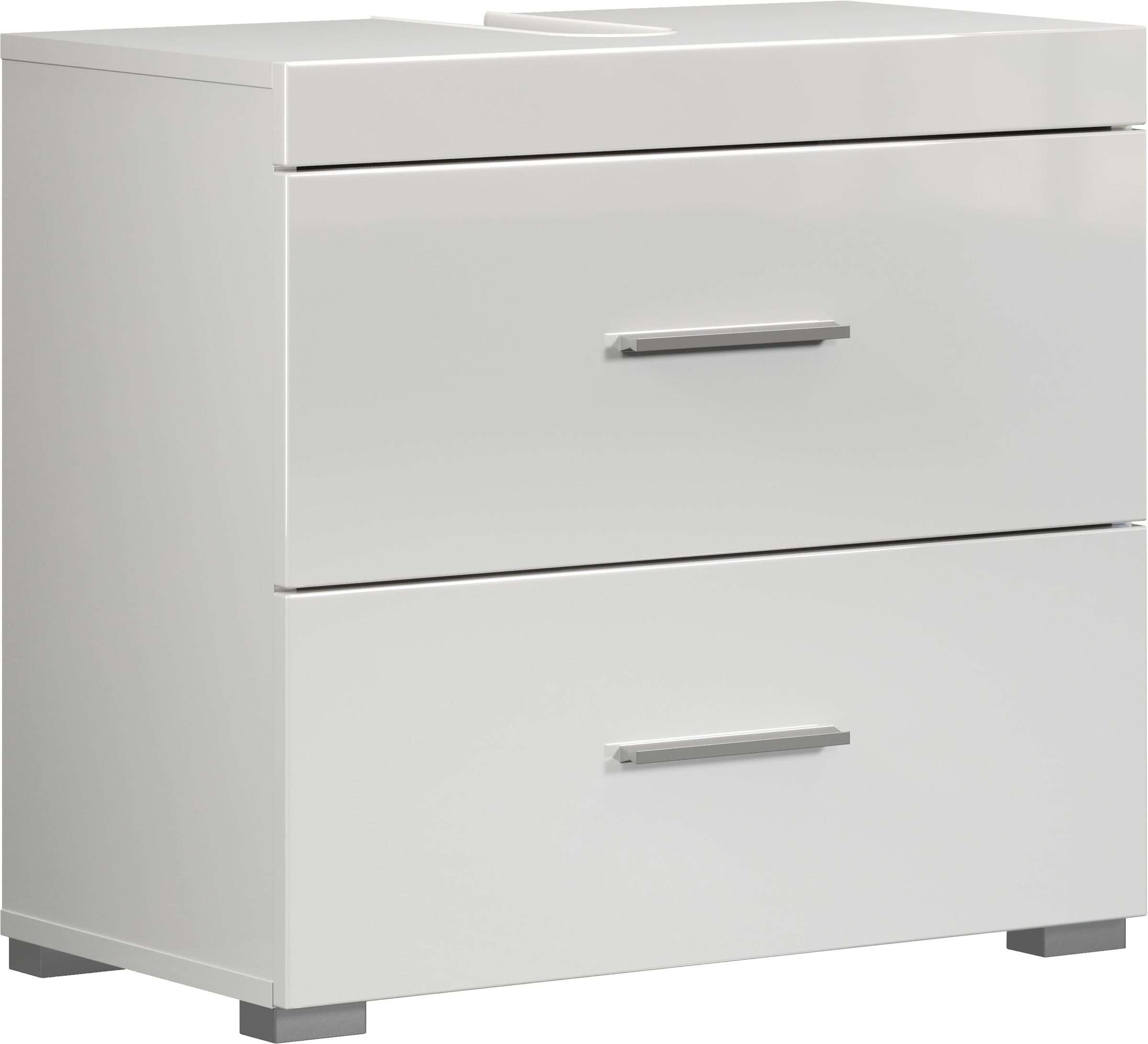 welltime Waschbeckenunterschrank »Avena« 1 Stk. tlg. Waschtisch mit 2 Schubkästen – (B/T/H) 60/34/56 cm