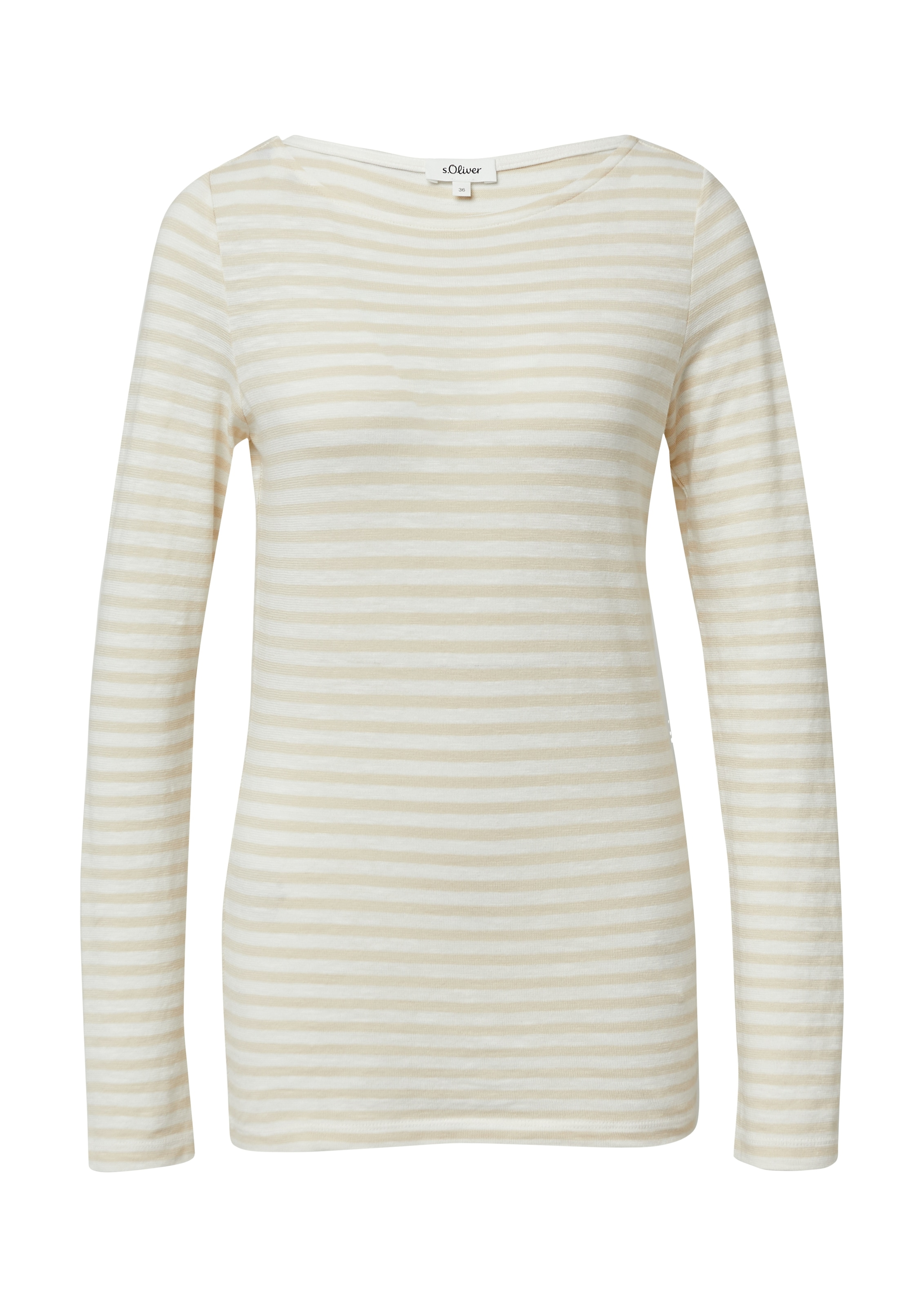 s.Oliver Langarmshirt, mit Streifen Muster