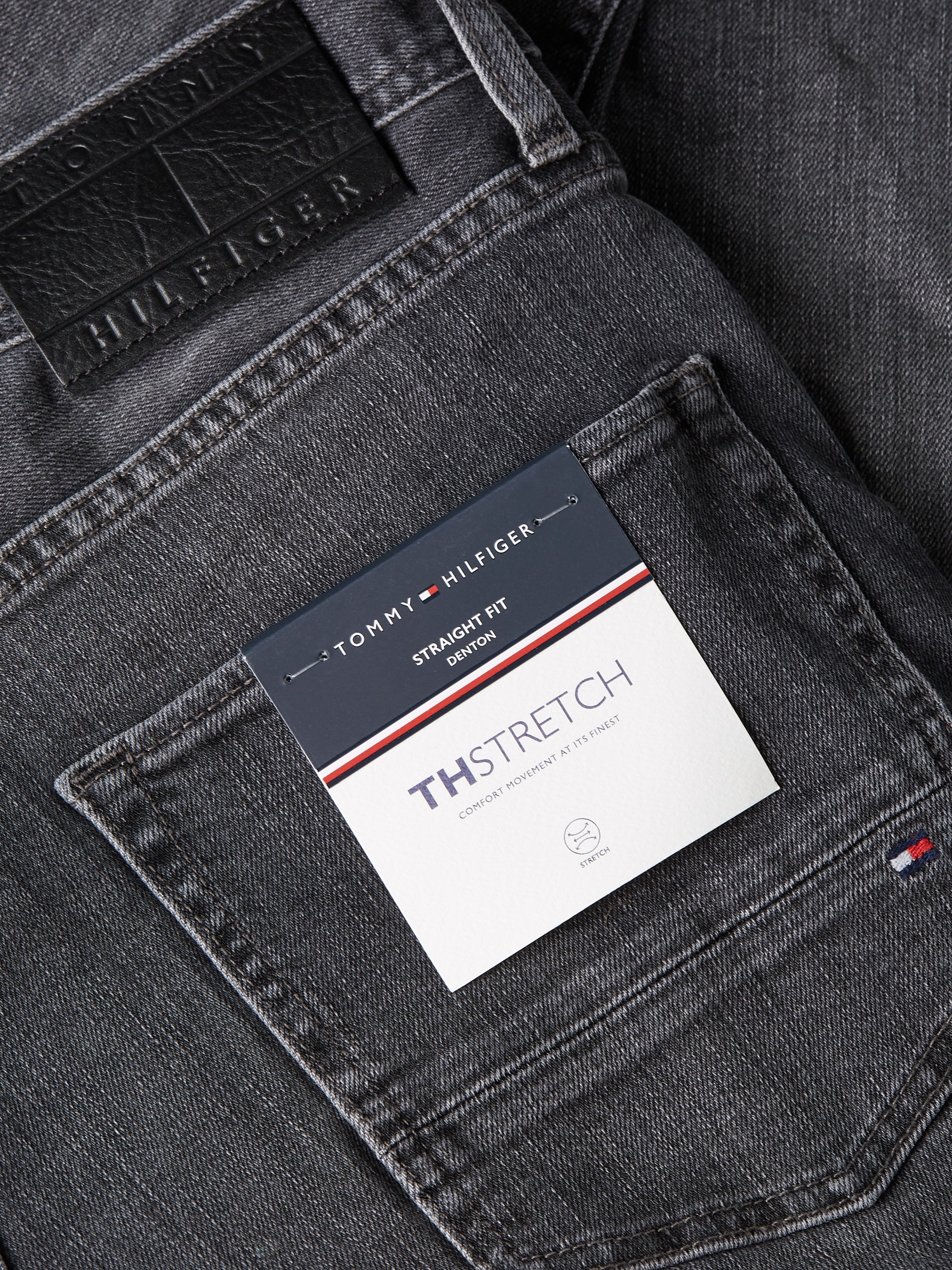 Tommy Hilfiger 5-Pocket-Jeans »STRAIGHT DENTON STR SALTON BLK«