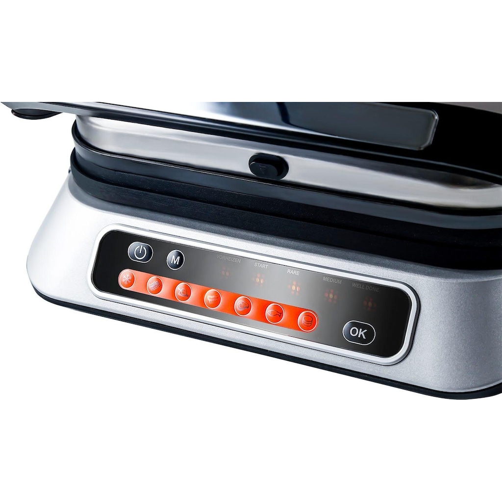 Hanseatic Kontaktgrill »83347967«, 2100 W, 7 voreingestellte Grillprogrammen, Lichtindikator