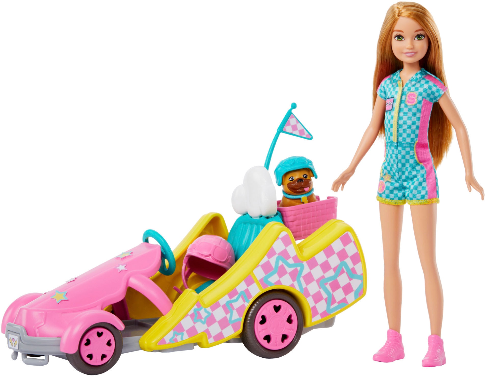 Barbie Puppen Fahrzeug »Stacie Go-Kart«, inklusive Puppe Stacie