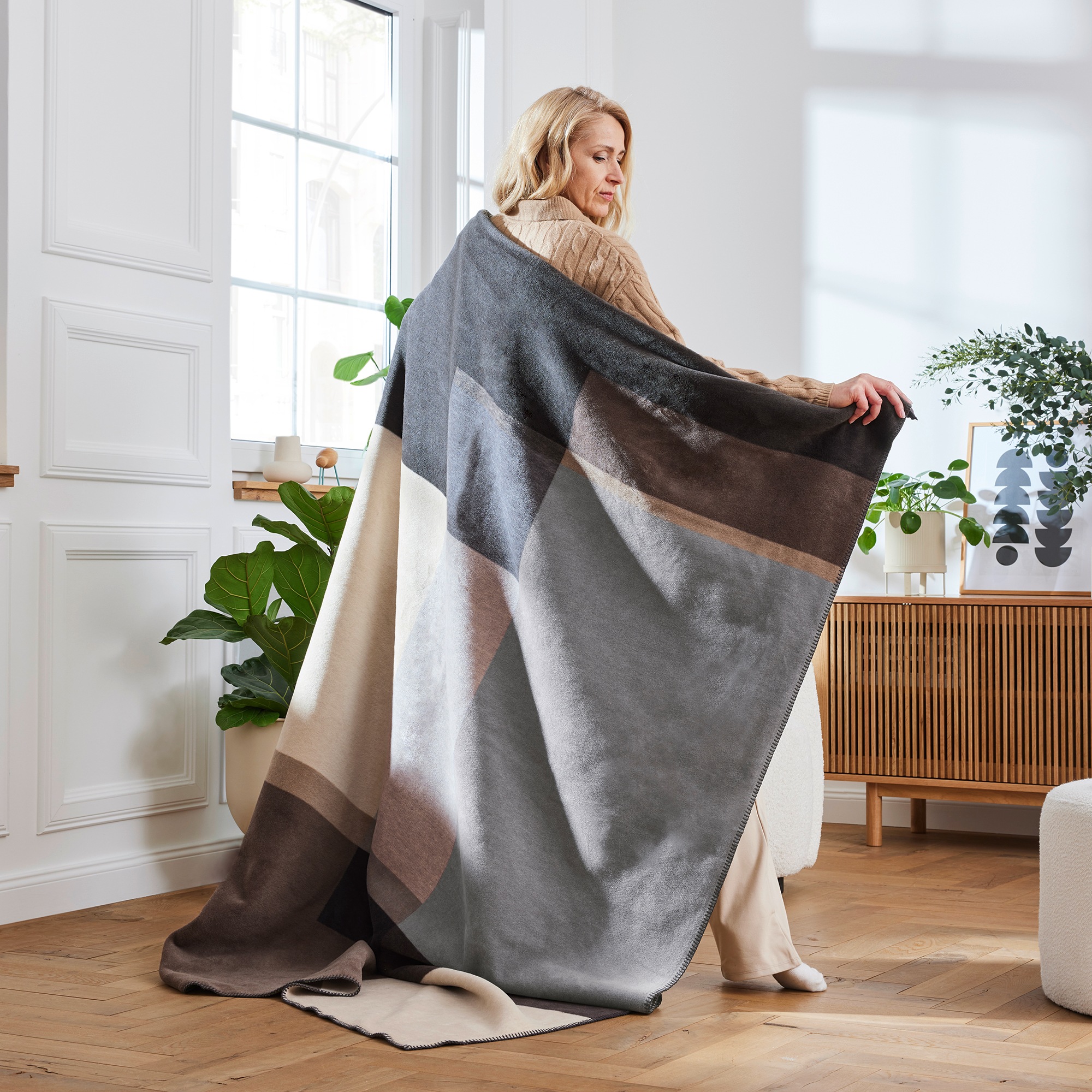 IBENA Wohndecke »Wohndecke Portofino«, im zeitlosen Design günstig online kaufen