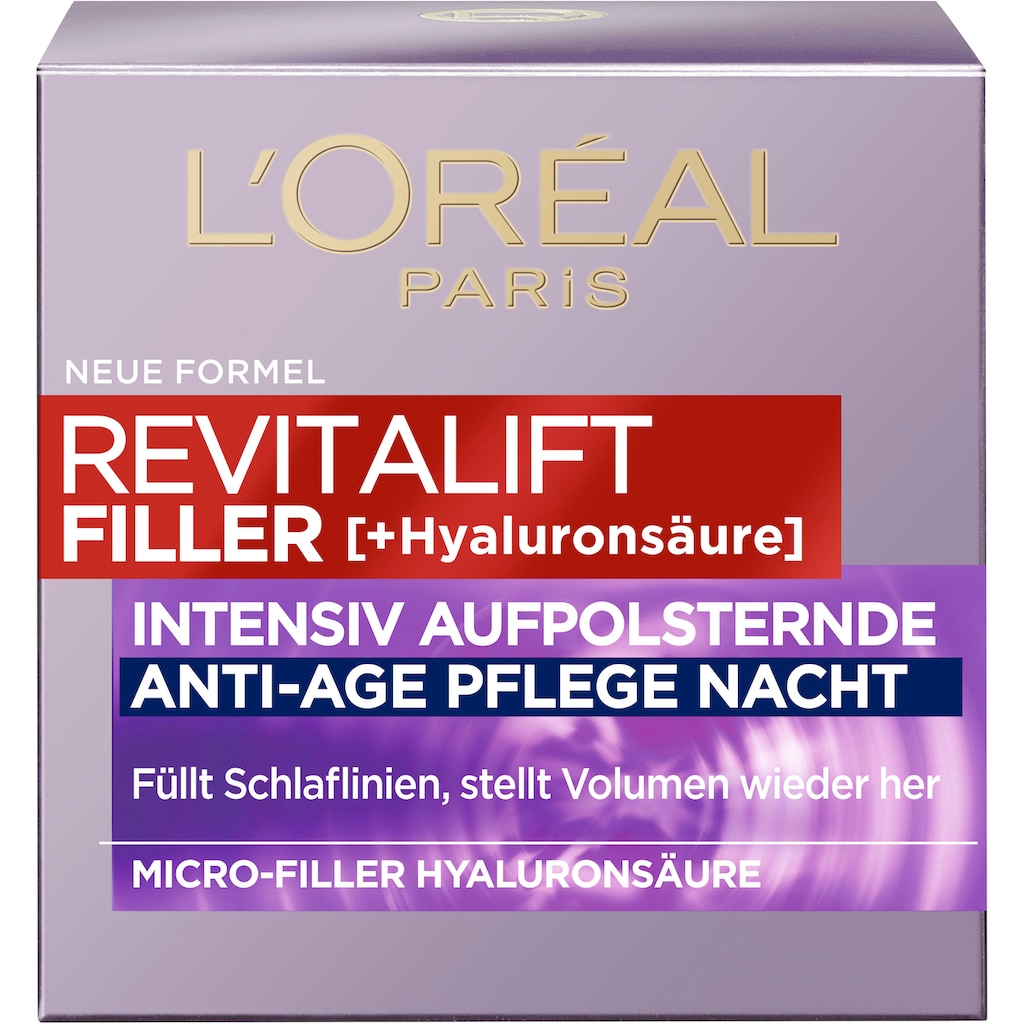 L'ORÉAL PARIS Nachtcreme »Revitalift Filler Nachtpflege«