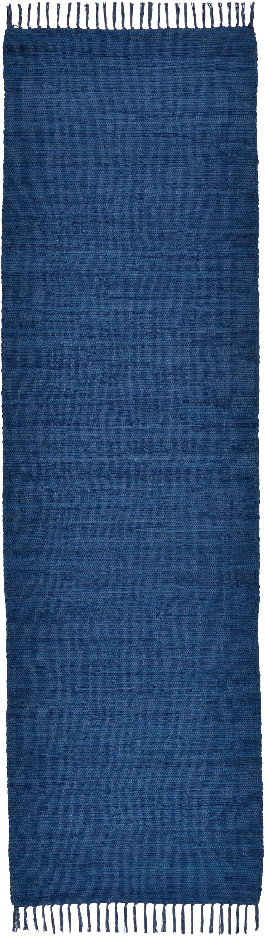 THEKO Teppich »Happy Cotton Fleckerl, handgewebt«, rechteckig, 5 mm Höhe, F günstig online kaufen
