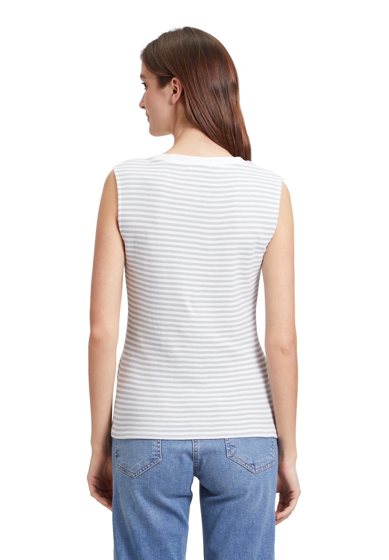 Betty Barclay T-Shirt »Betty Barclay Streifen-Top mit Struktur«, Material