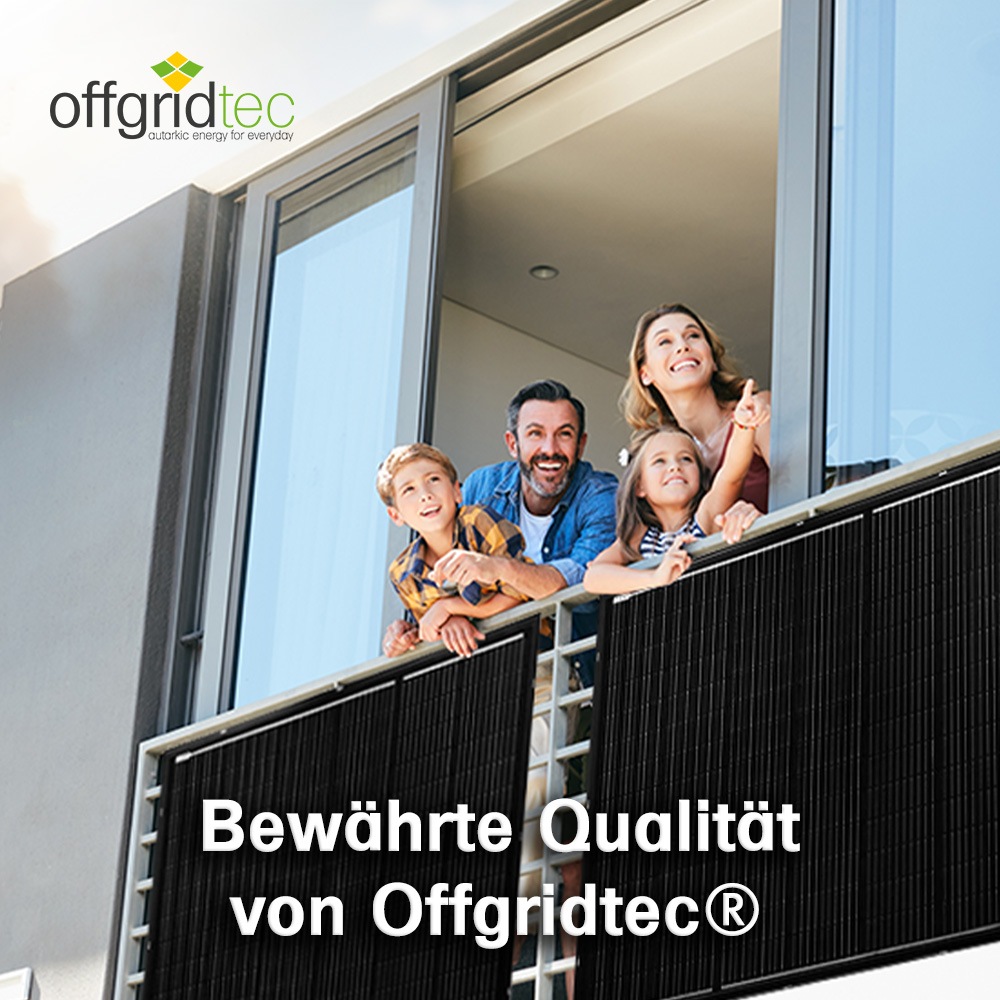 offgridtec Solarmodul »OLP 100W V2 Solarpanel 19V Schindeltechnologie PERC«, Einzigartiges Moduldesign