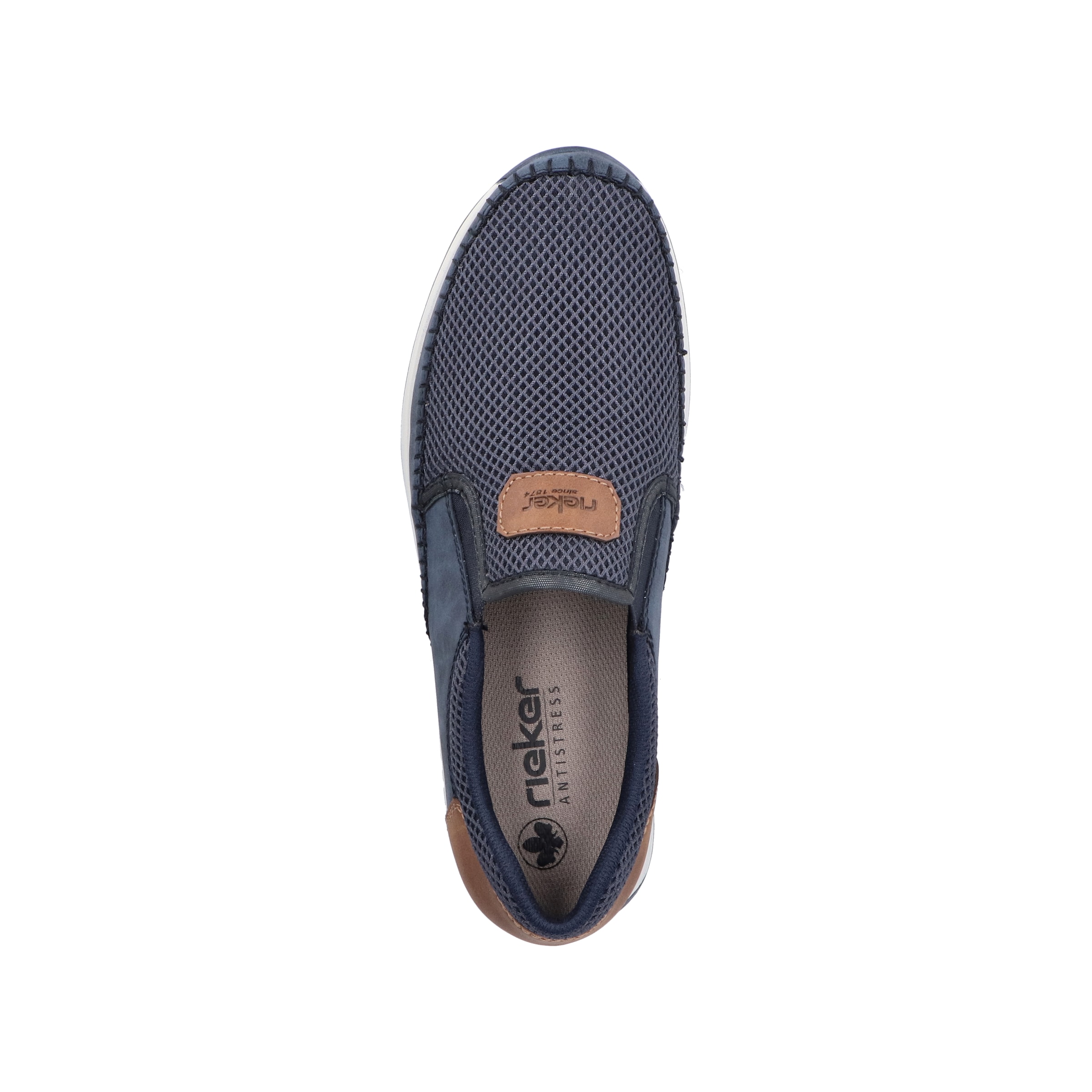Rieker Slipper  Slip-on Sneaker, Schlupfschuh mit Stretcheinsätze