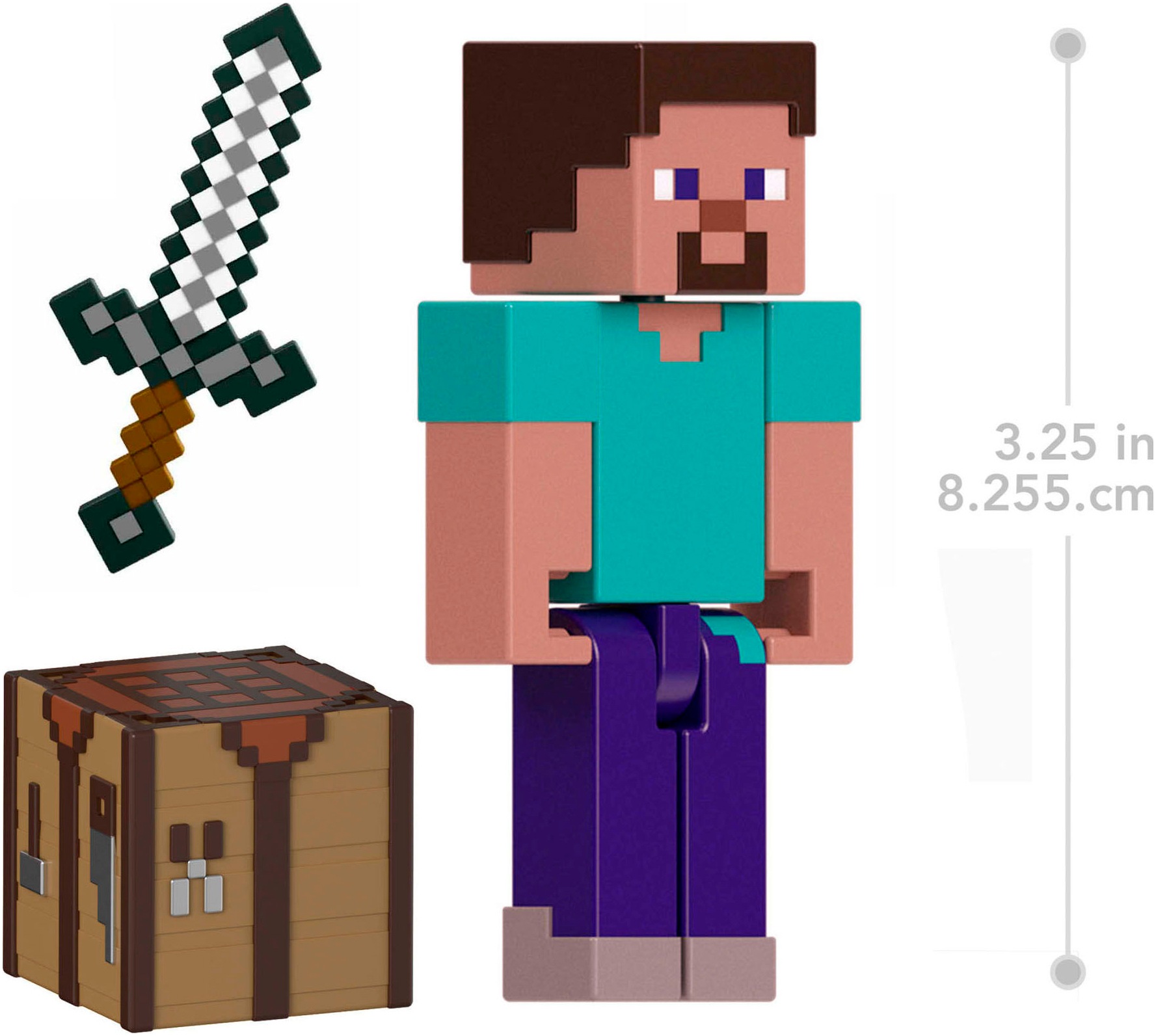 Mattel® Spielfigur »Minecraft Core Figur Steve«