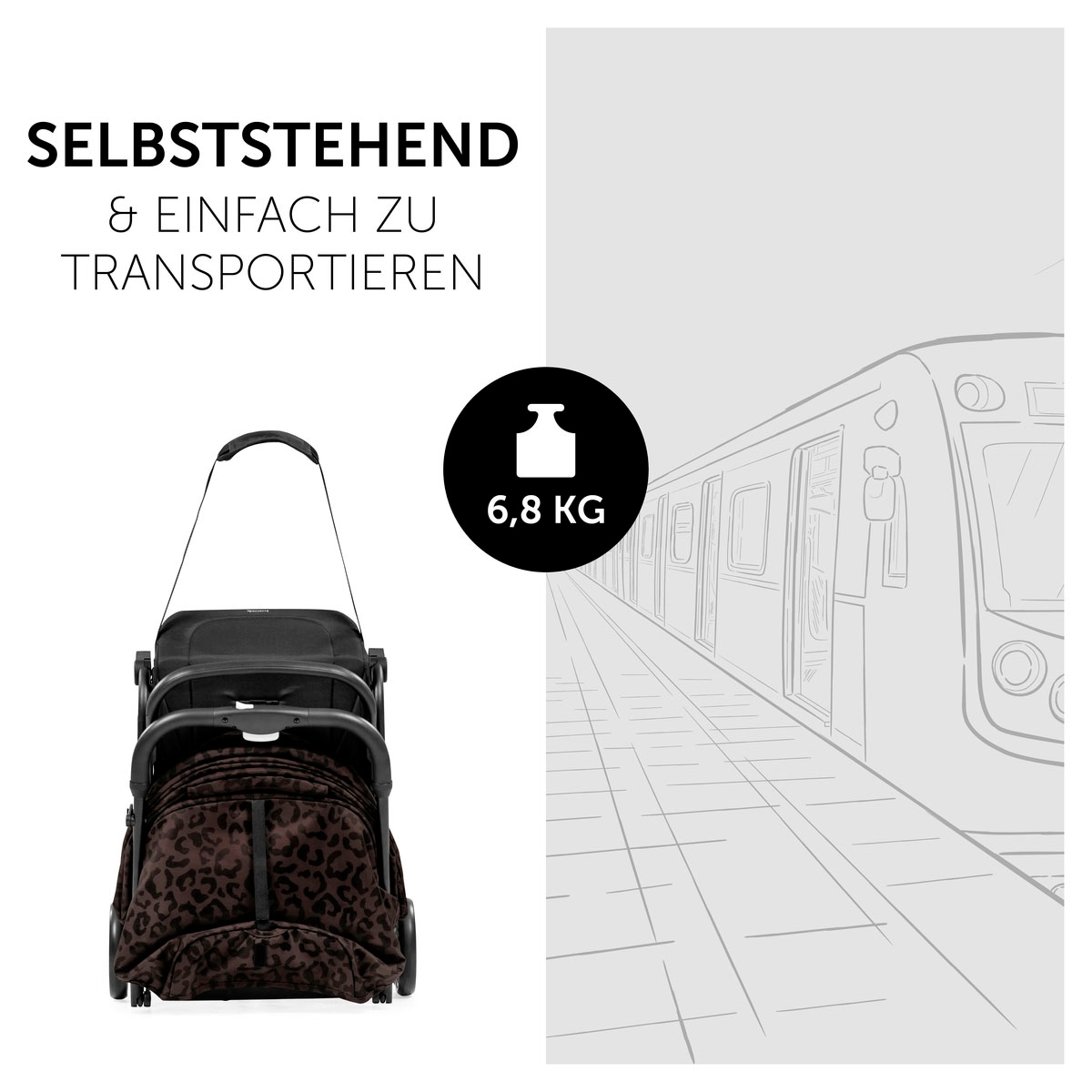 Hauck Kinder-Buggy »Travel N Care, leo«, 22 kg