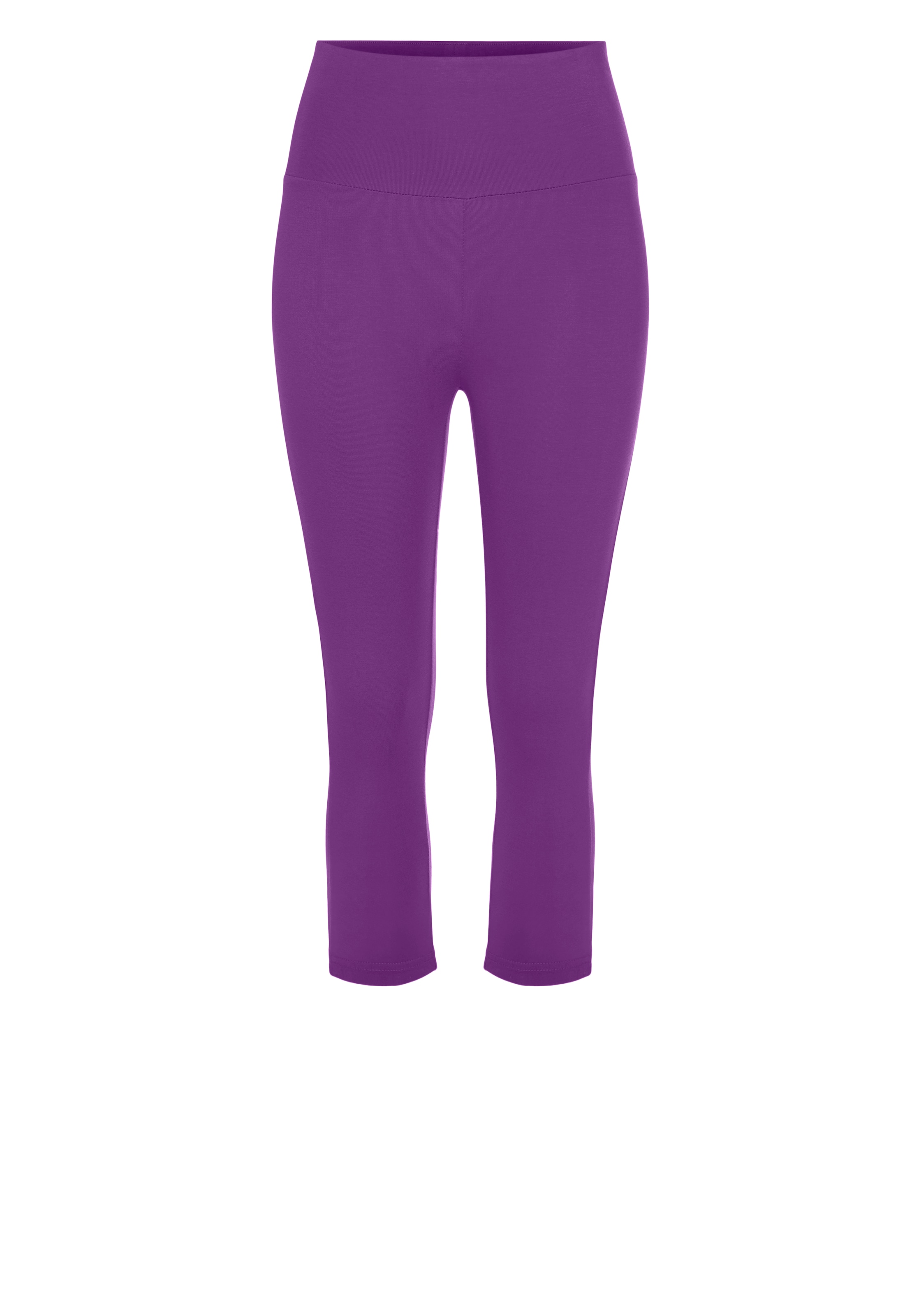 LASCANA Caprileggings, mit breitem, weichen Bündchen