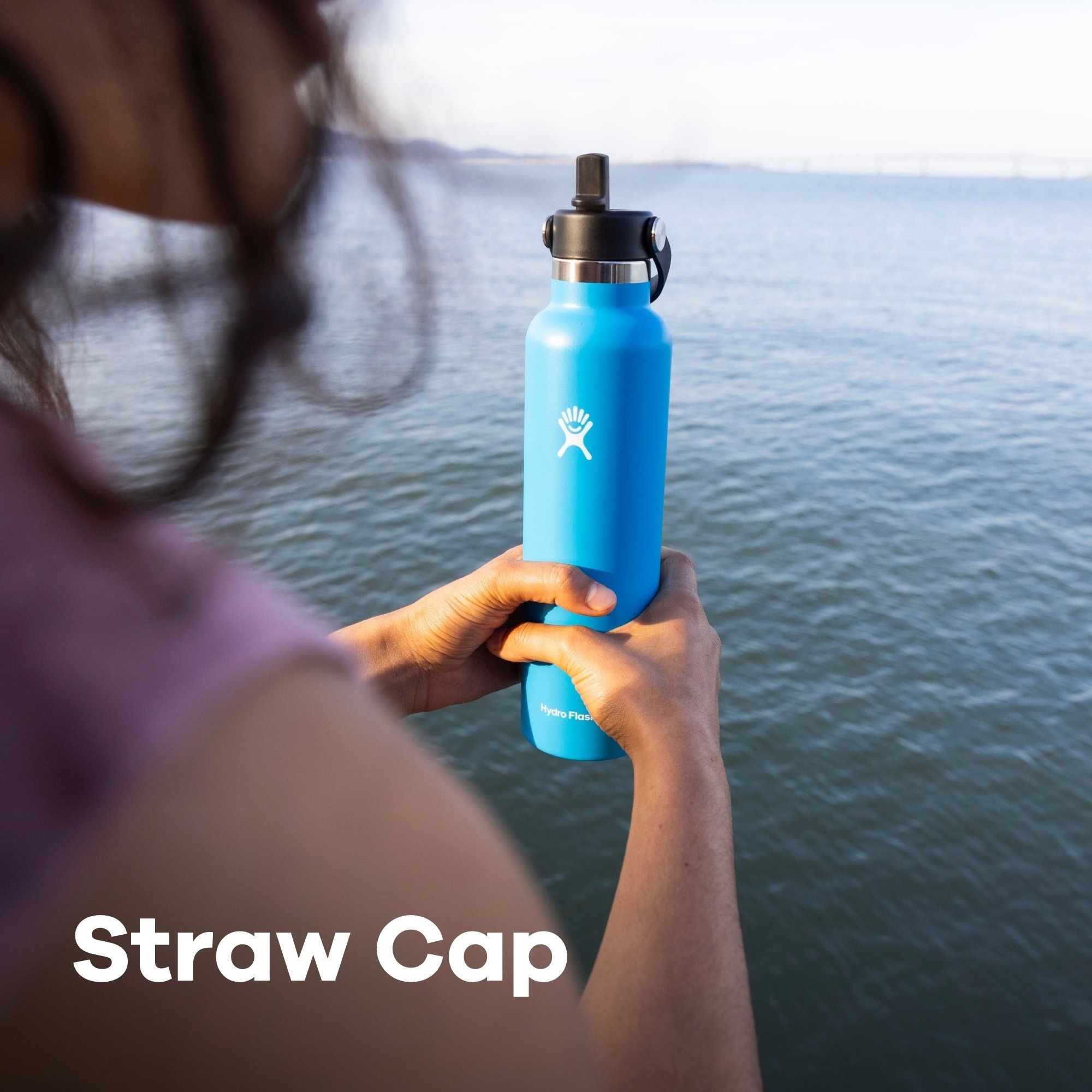 Hydro Flask Isolierflasche »21 Oz Std. Flex Straw Cap«, (1 tlg.), TempShield®️ doppelwandige Vakuumisolierung