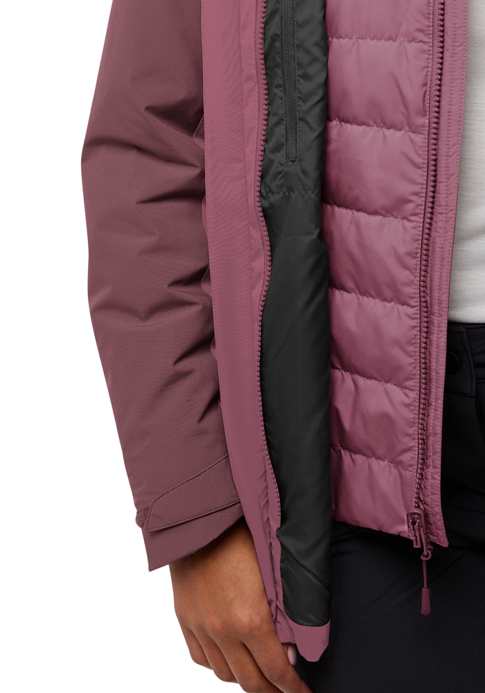 Jack Wolfskin 3-in-1-Funktionsjacke »HUNBERG 3IN1 JKT W«, mit Kapuze