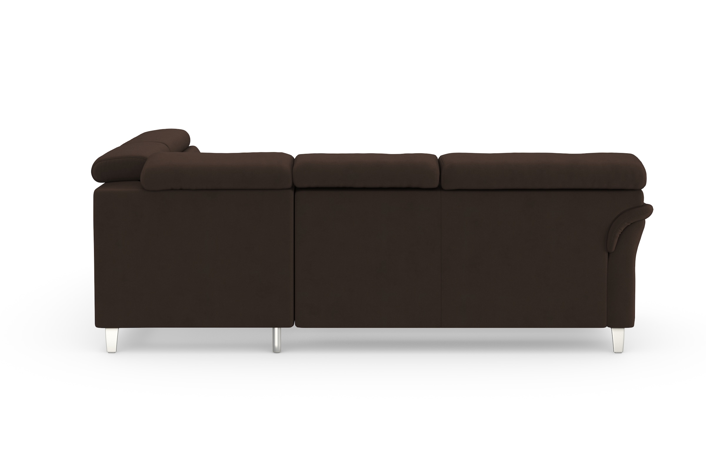 sit&more Ecksofa »Marano L-Form«, inklusive Kopfteilverstellung, wahlweise mit Bettfunktion, Bettkasten