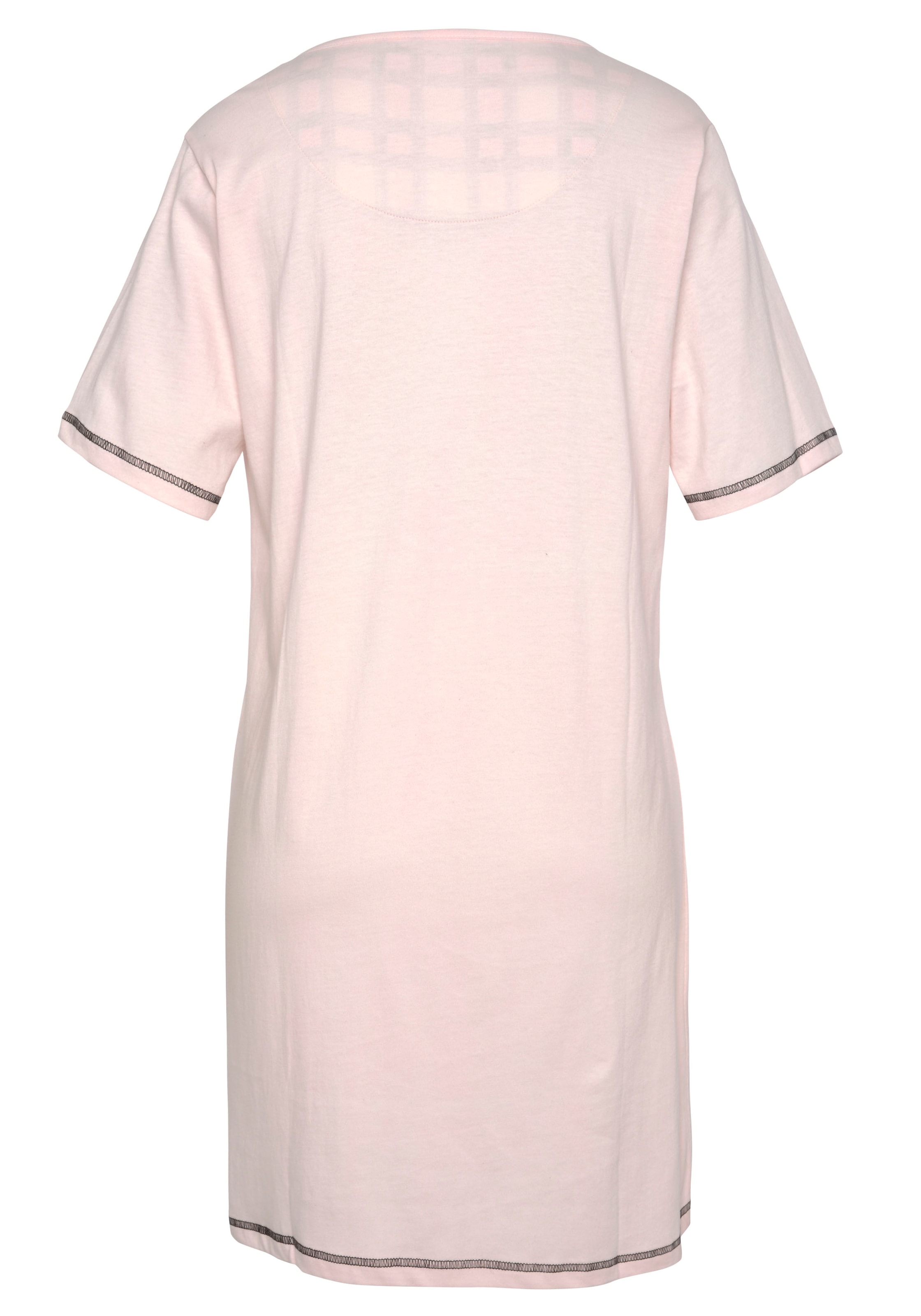 Vivance Dreams Sleepshirt, (Packung, 2 Stück), im Doppelpack mit Karomuster