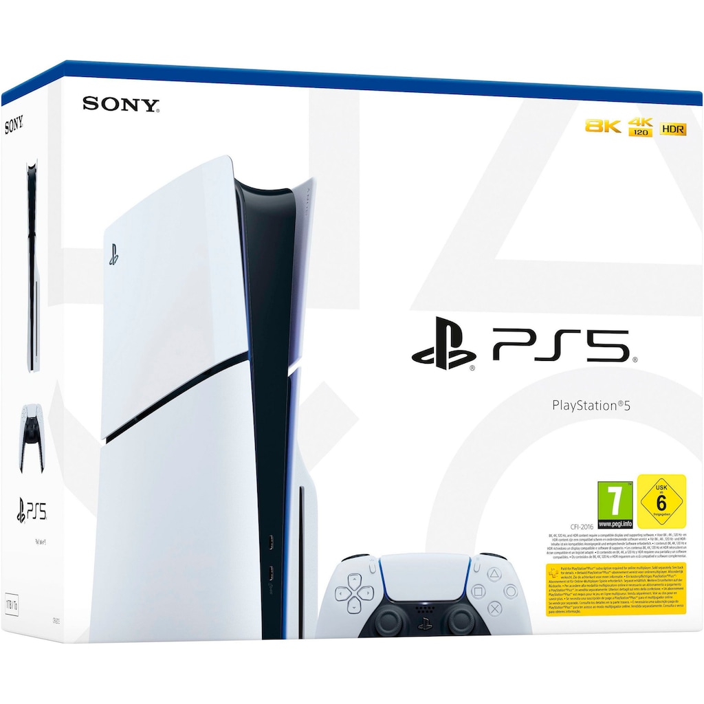 PlayStation 5 Spielekonsole »Disk Edition (Slim) + Samsung 990 PRO Heatsink interne SSD mit«