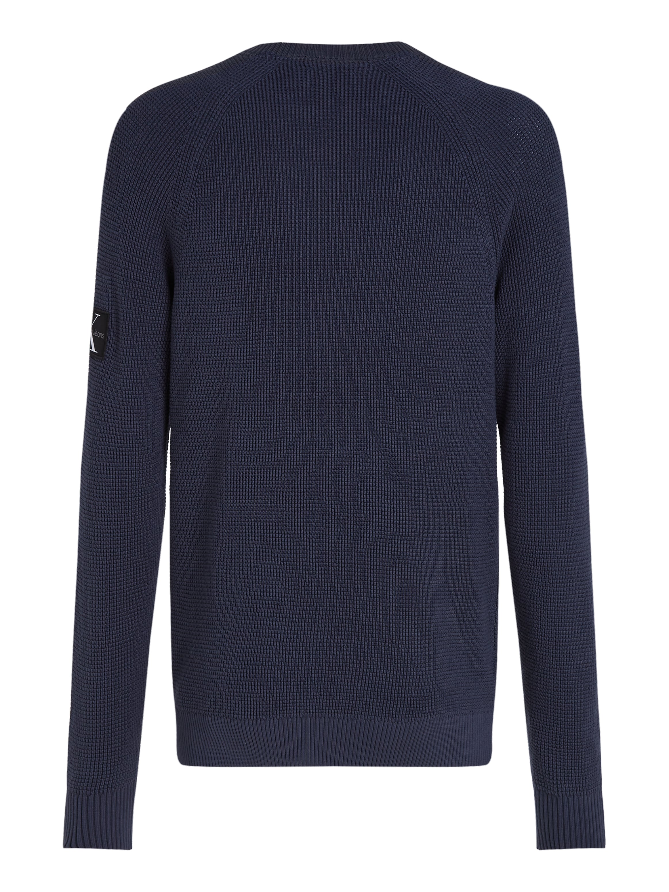 Calvin Klein Jeans Rundhalspullover »BADGE EASY SWEATER«, mit Logopatch