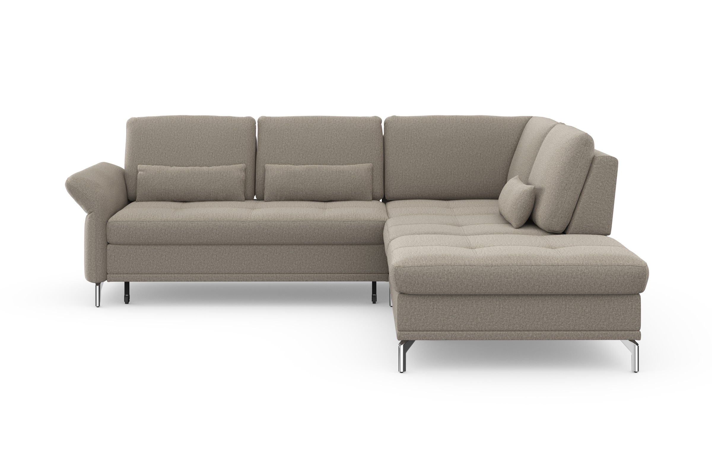 Home affaire Ecksofa »Palm Beach L-Form« Federkern, mit Sitztiefenverstellu günstig online kaufen