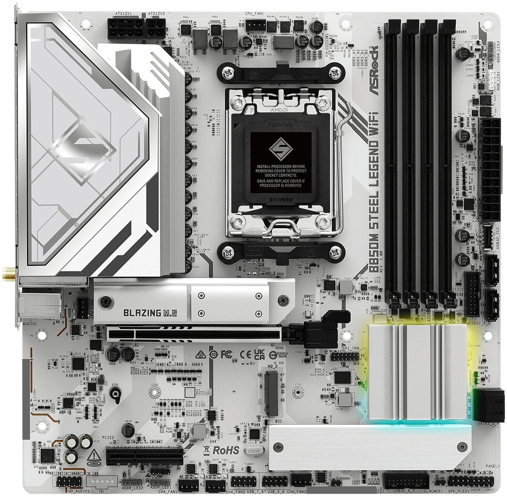 Asrock Mainboard »B850M Steel Legend WiFi«