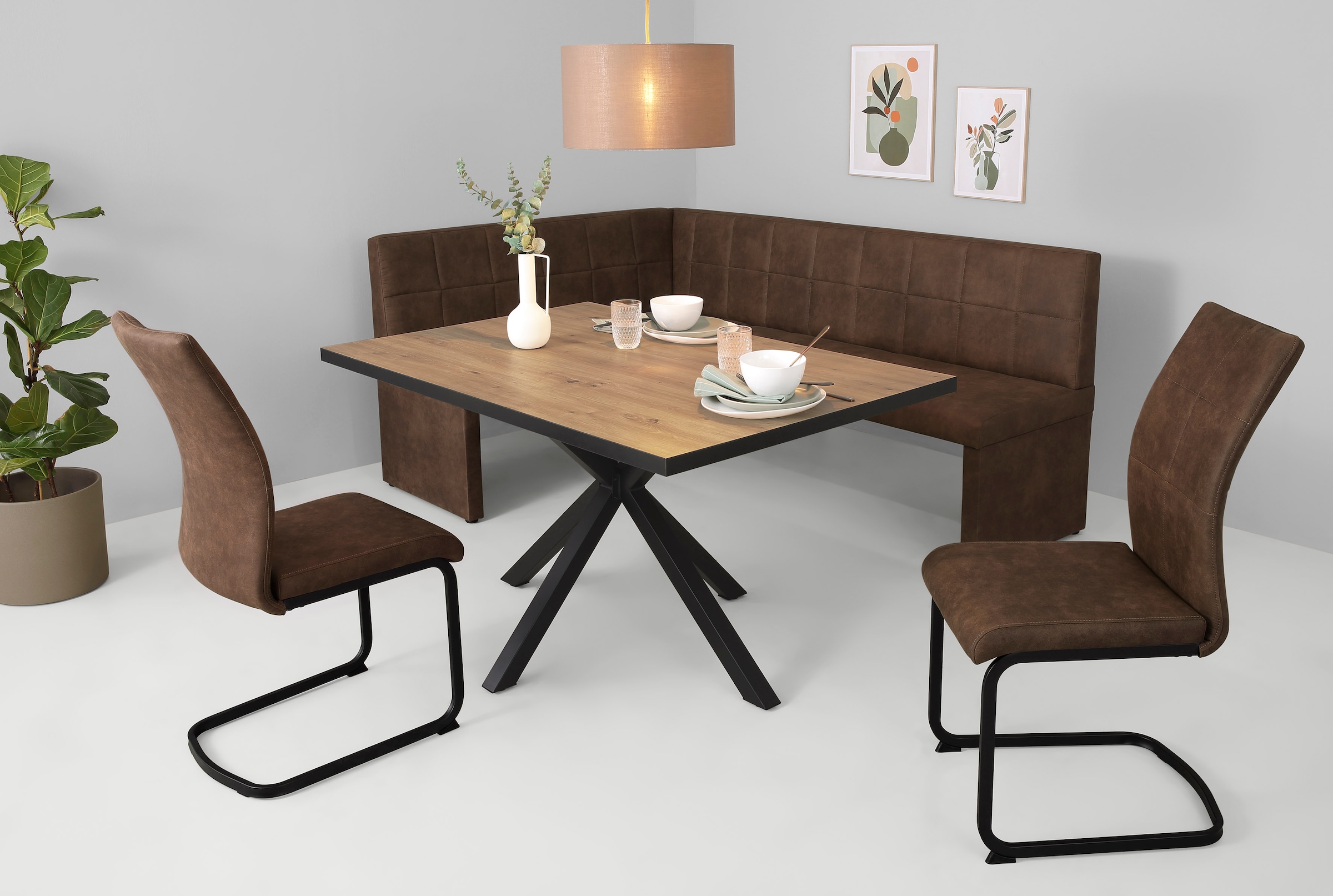 HELA Eckbank »MELANIE«, Vintage Optik
