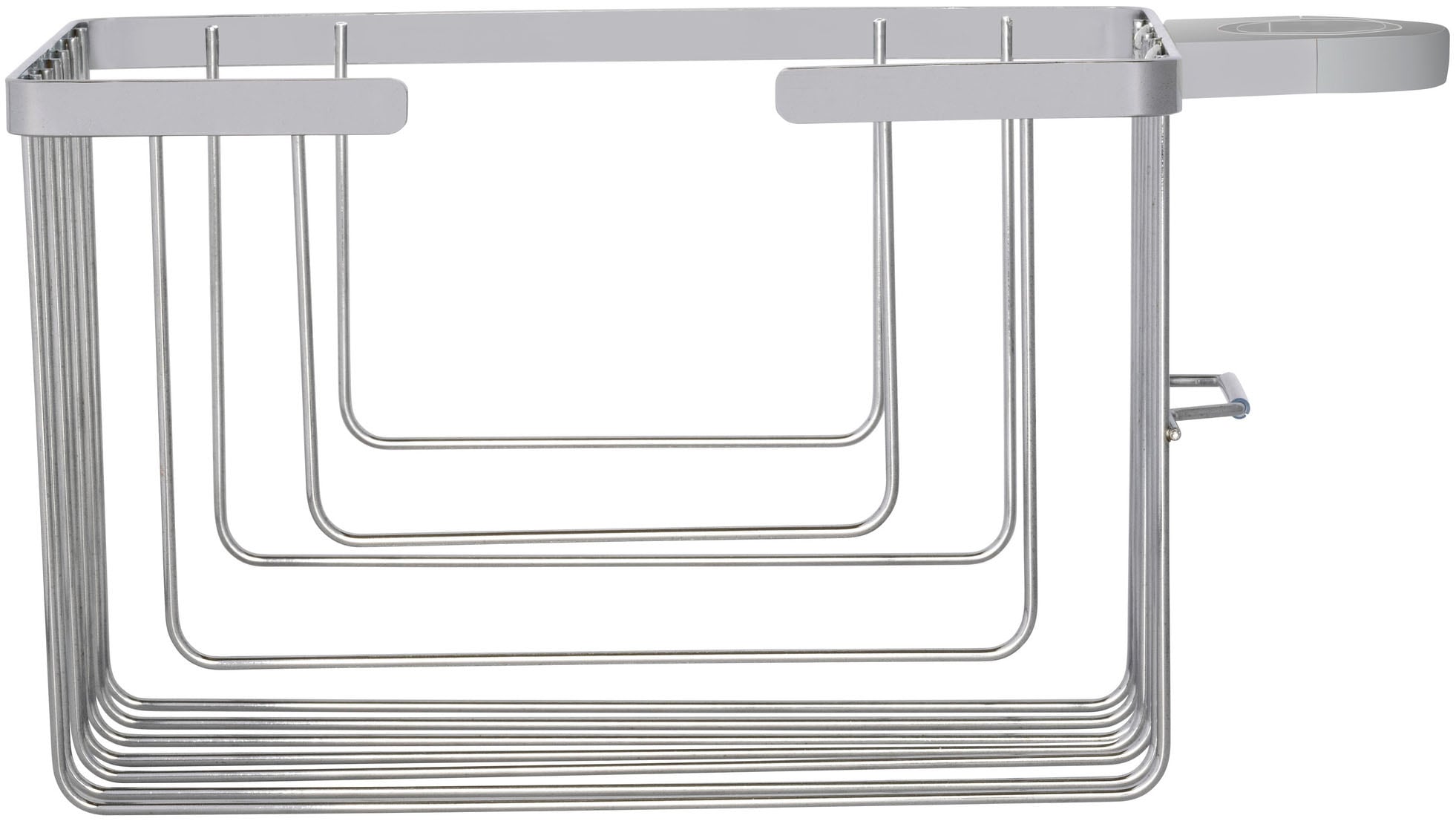 WENKO Duschablage »Valognes« Duschstangencaddy aus rostfreiem Edelstahl, Montage ohne Bohren