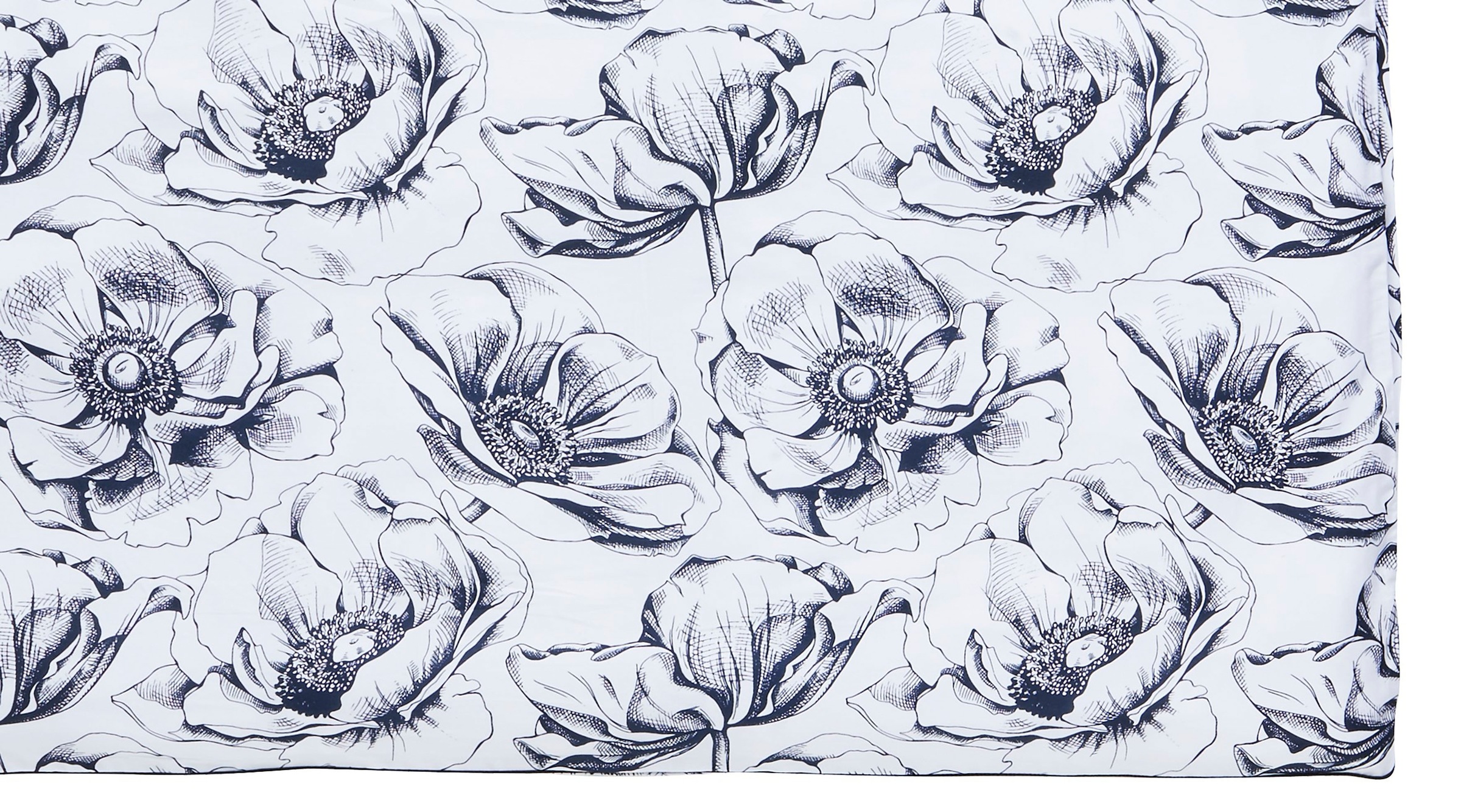 done.® Bettwäsche »Black Flowers«, beidseitig bedruckte Bettwäsche mit Keder