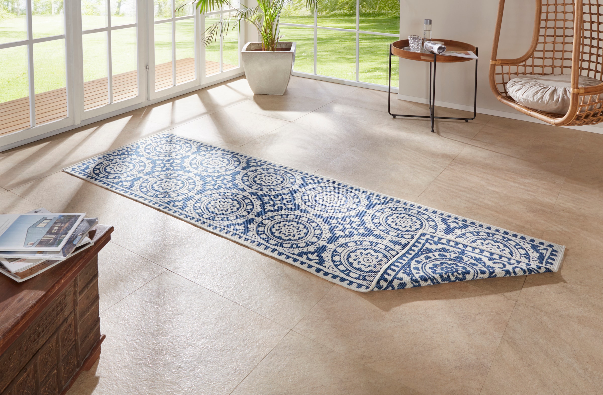 HANSE Home Läufer »Jardin«, rechteckig, 5 mm Höhe, Wendeteppich, In-& Outdo günstig online kaufen