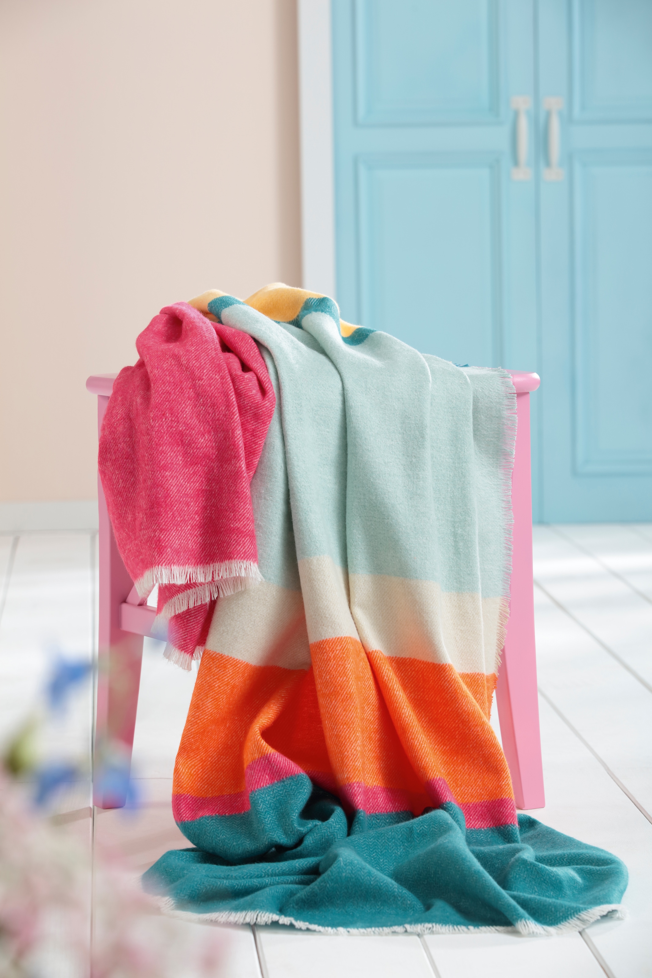 Biederlack Plaid »Plaid Spring«, im frischem Design