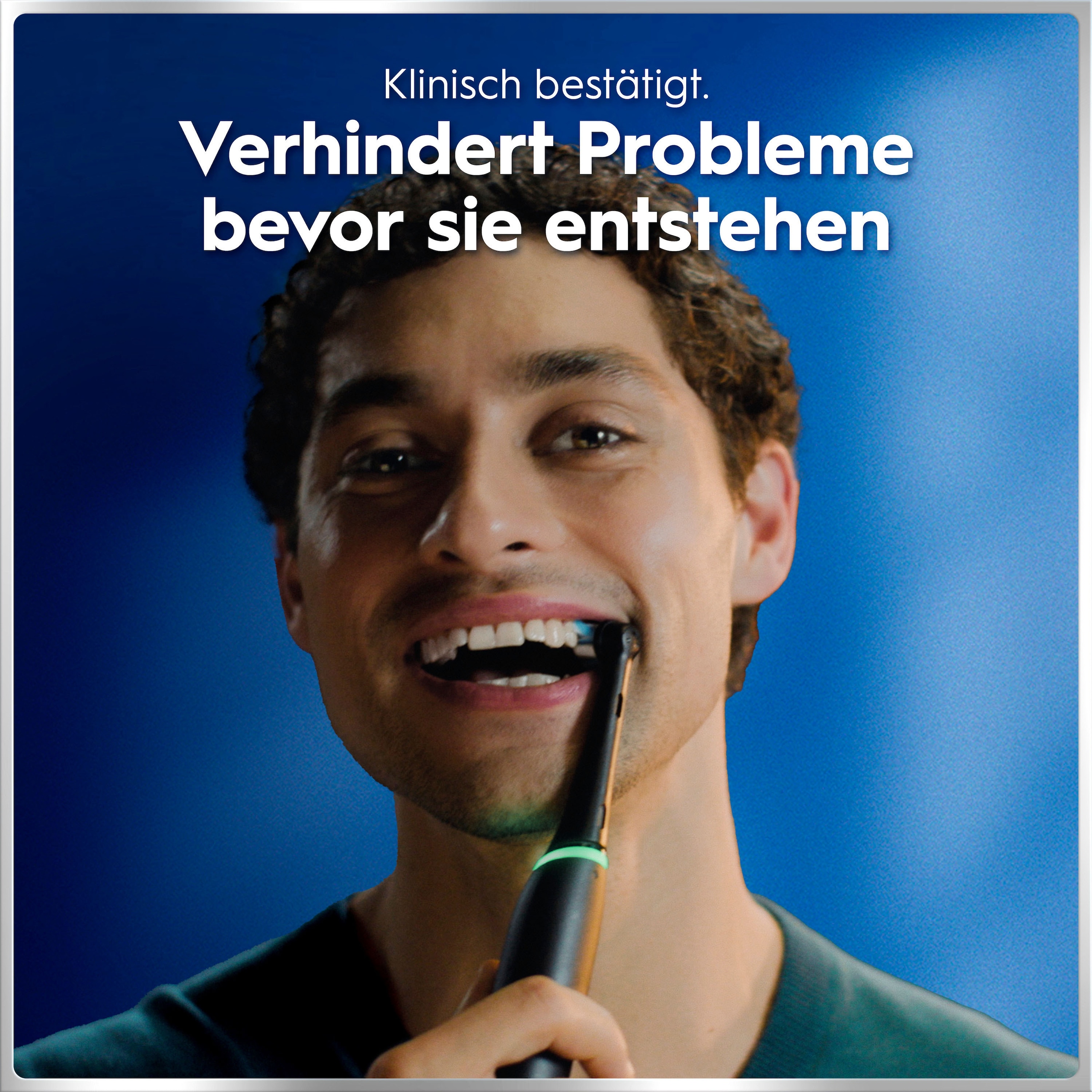 Oral-B Elektrische Zahnbürste »iO 6« 2 Stk. Aufsteckbürsten mit Magnet-Technologie, Display, 5 Putzmodi, Reiseetui