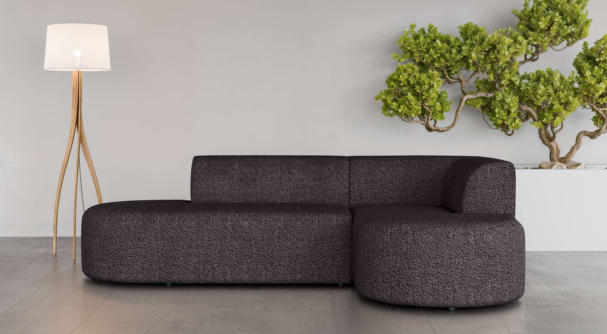 andas Ecksofa »Ecksofa Tvinne mit Ottomane links oder rechts bestellbar«, L günstig online kaufen