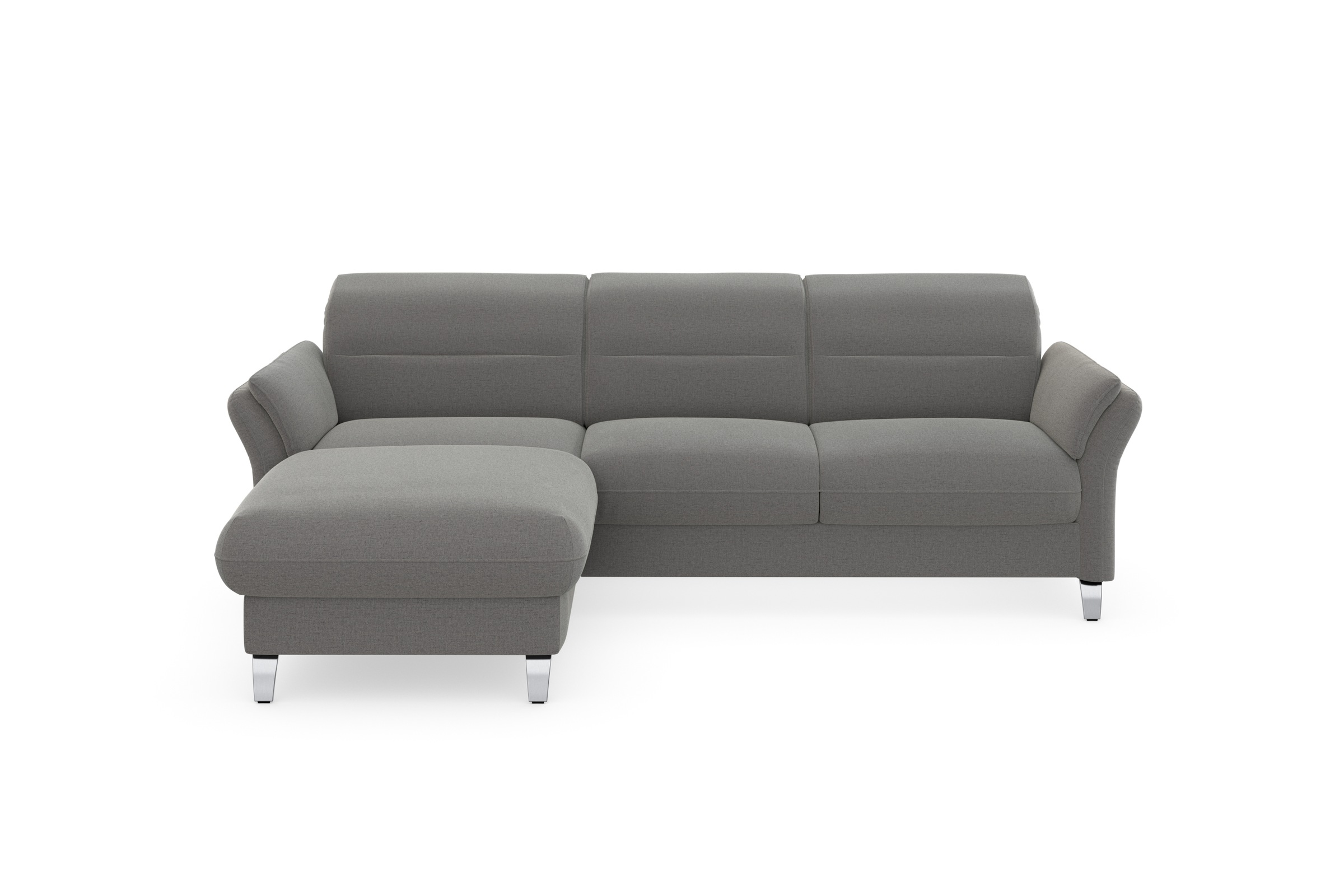 sit&more Ecksofa »Grenoble L-Form mit Federkern« wahlweise mit Bettfunktion günstig online kaufen