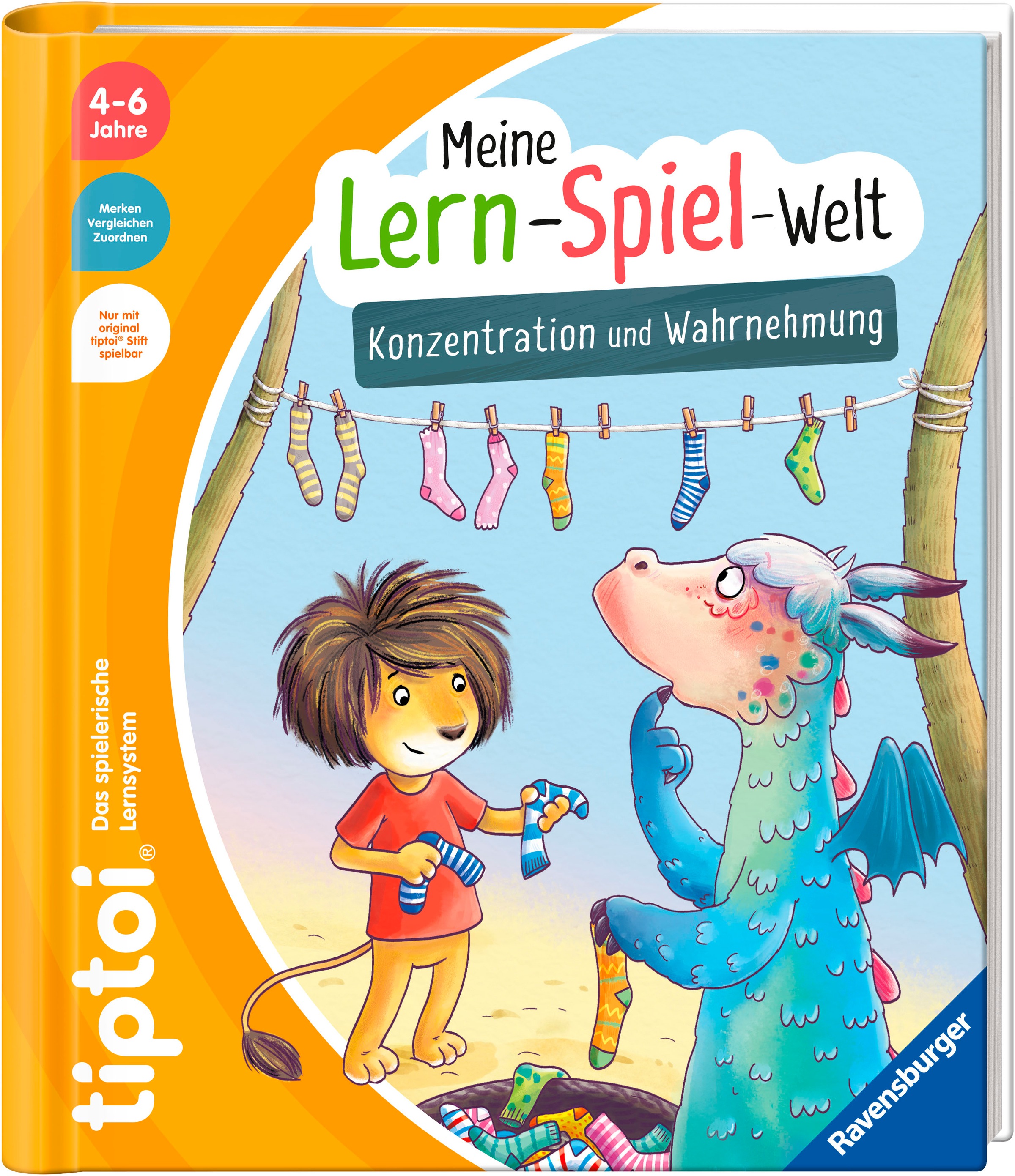 Ravensburger Kinderbuch "tiptoi Meine Lern-Spiel-Welt Konzentration und Wahrnehmung", bunt