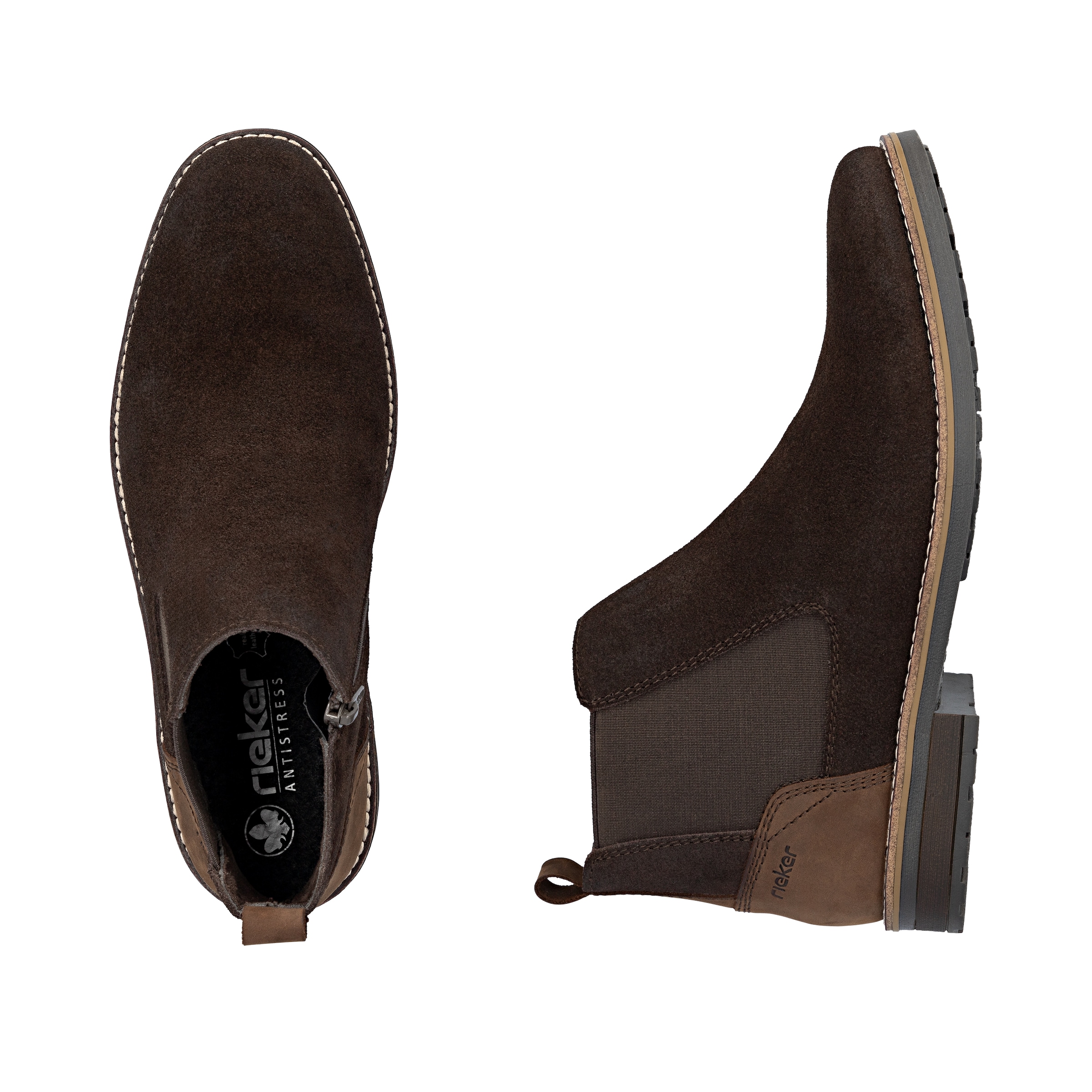 Rieker Chelseaboots, Stiefelette, Casual-Boots in schmaler Form