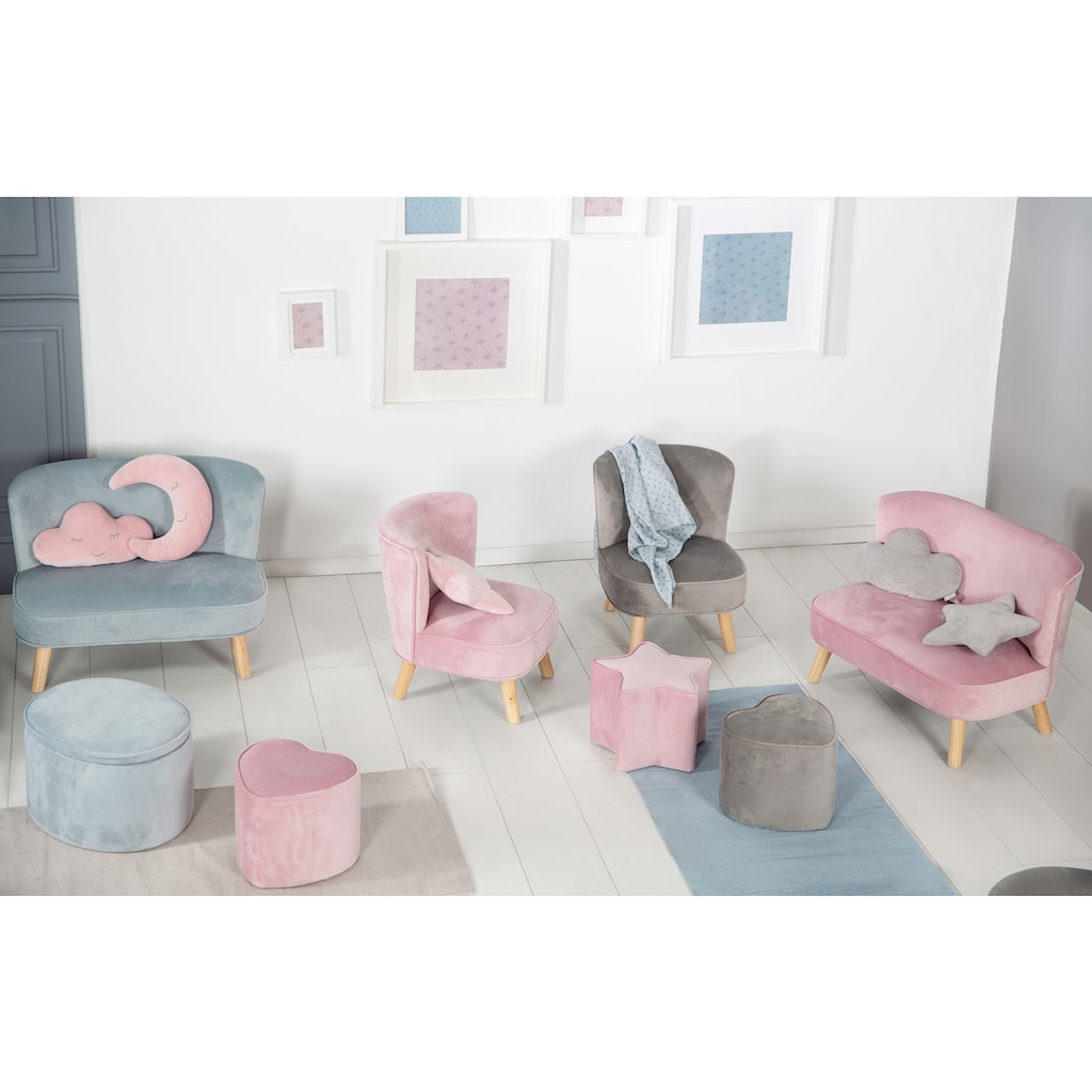 roba® Kinderhocker »Lil Sofa«, in Herzform