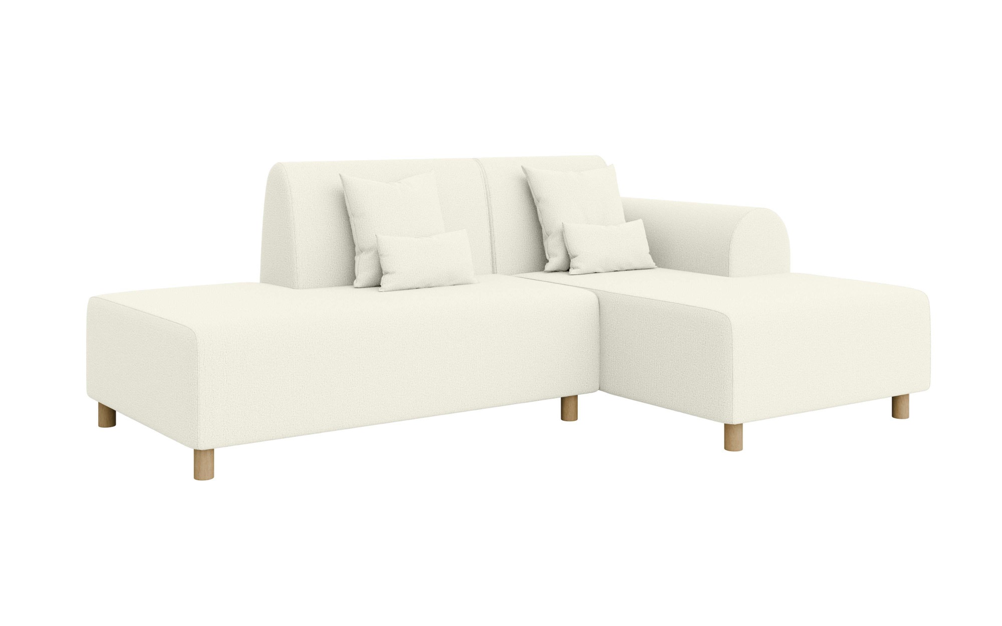 INOSIGN Ecksofa »Suyala«, L-Form mit Hocker