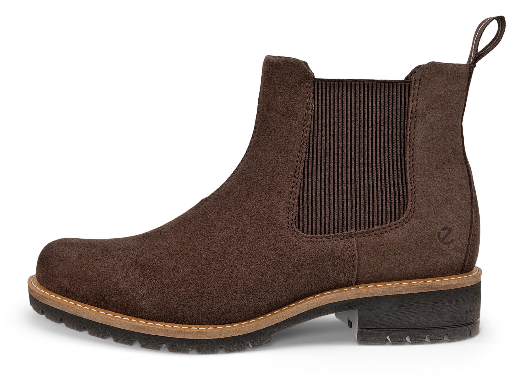 Ecco Chelseaboots »ELAINA«, Schlupfboots, Herbstboots, Stiefelette mit Stretcheinsätze