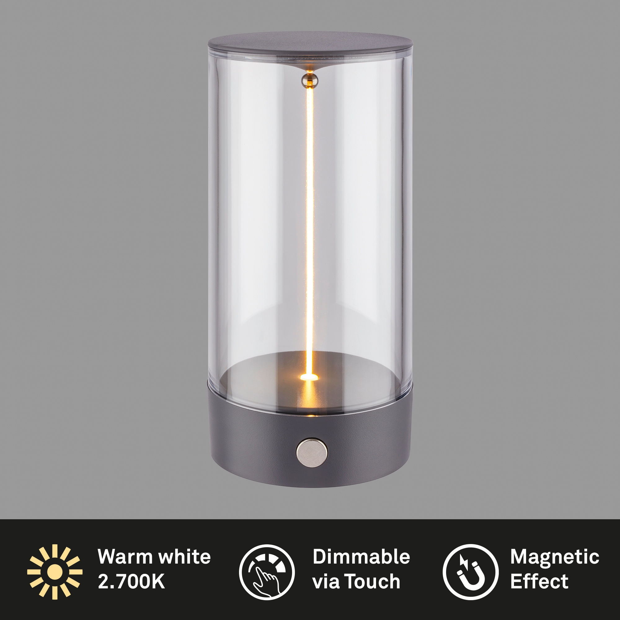 Briloner Leuchten LED Tischleuchte »WIGGLE 7620015«