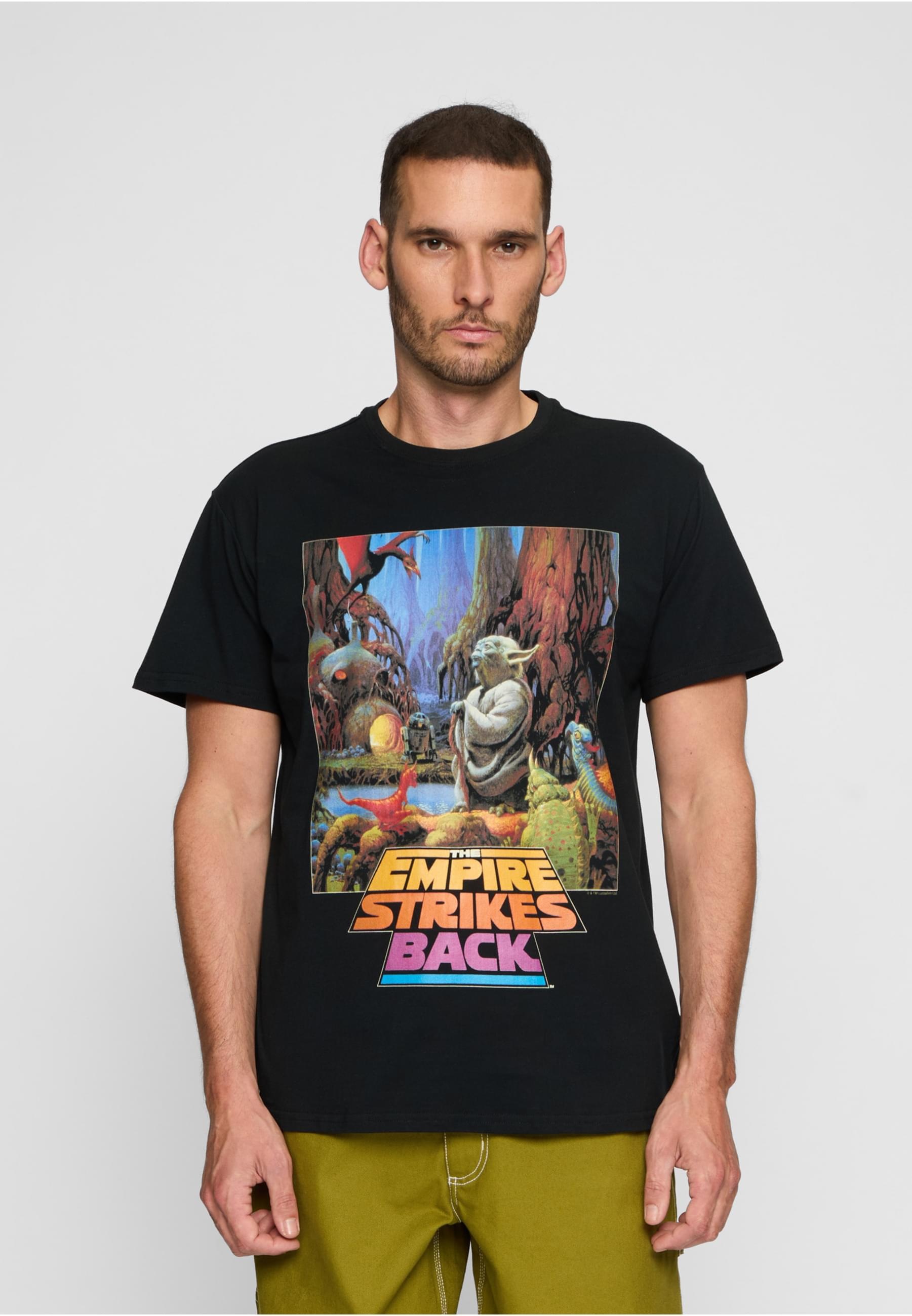 Merchcode T-Shirt »Merchcode Herren Star Wars Yoda Poster Tee« 1 Stk.