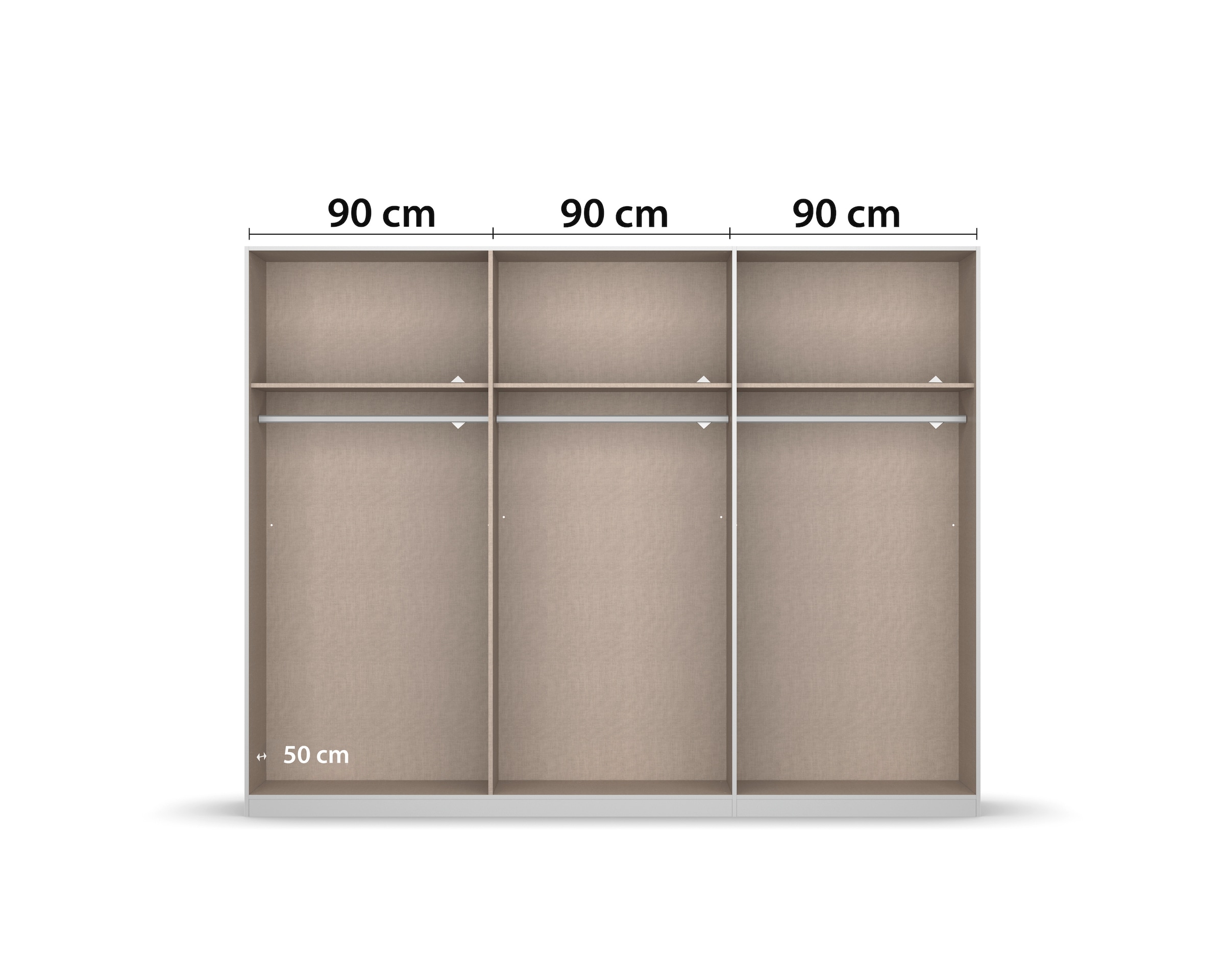 rauch Drehtürenschrank »Kleiderschrank Schrank Garderobe Schlafzimmerschrank ACERO«, Mitteltüren mit Spiegel in moderner Loft-Optik MADE IN GERMANY