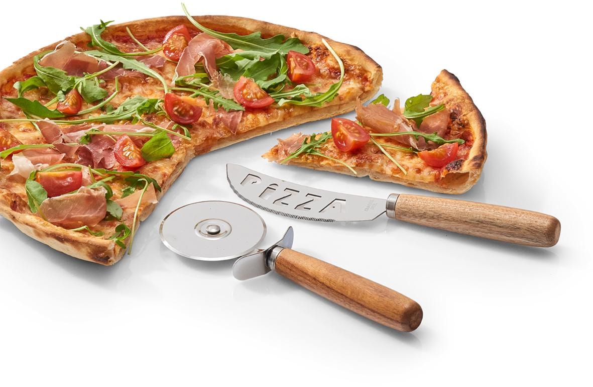 Zeller Present Pizzaschneider, (Set, 2 tlg., inkl. Geschenkbox), für Pizzal günstig online kaufen