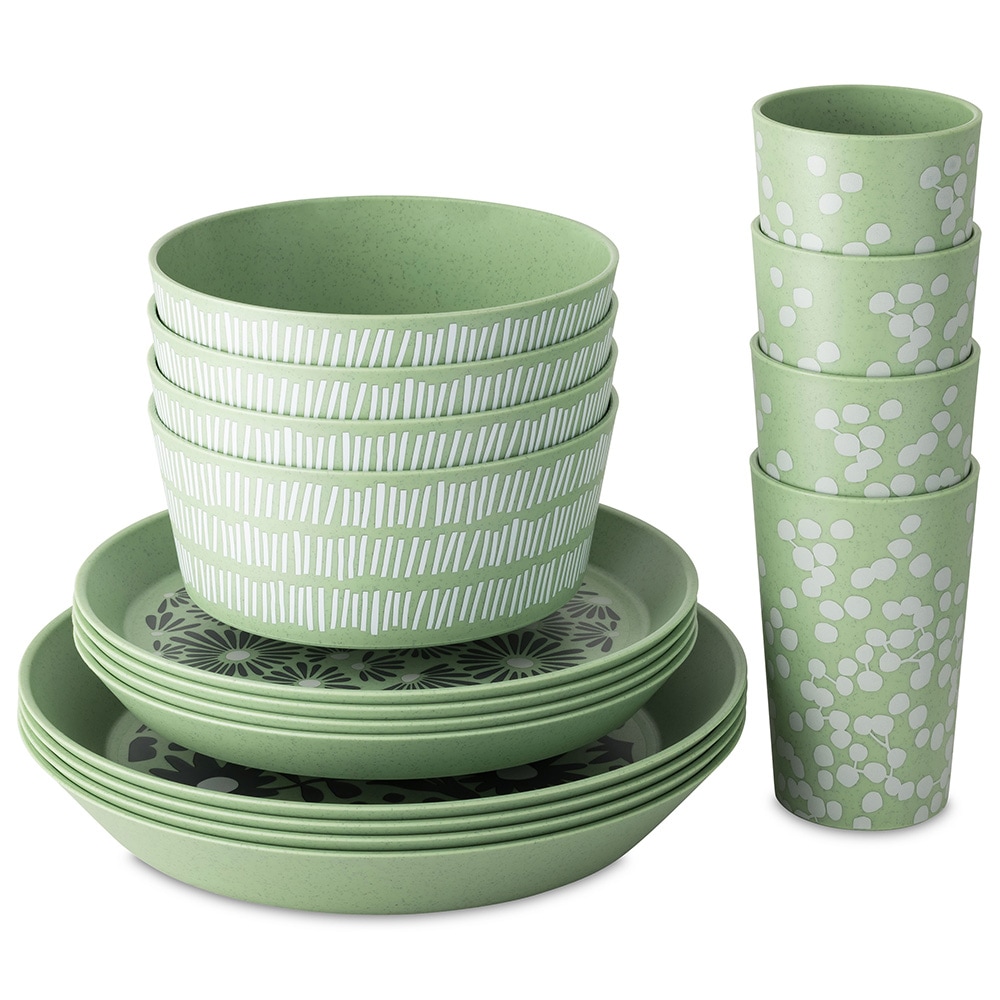 KOZIOL Geschirr-Set »BLOMSTER SET, Geschirrset 16-teilig«
