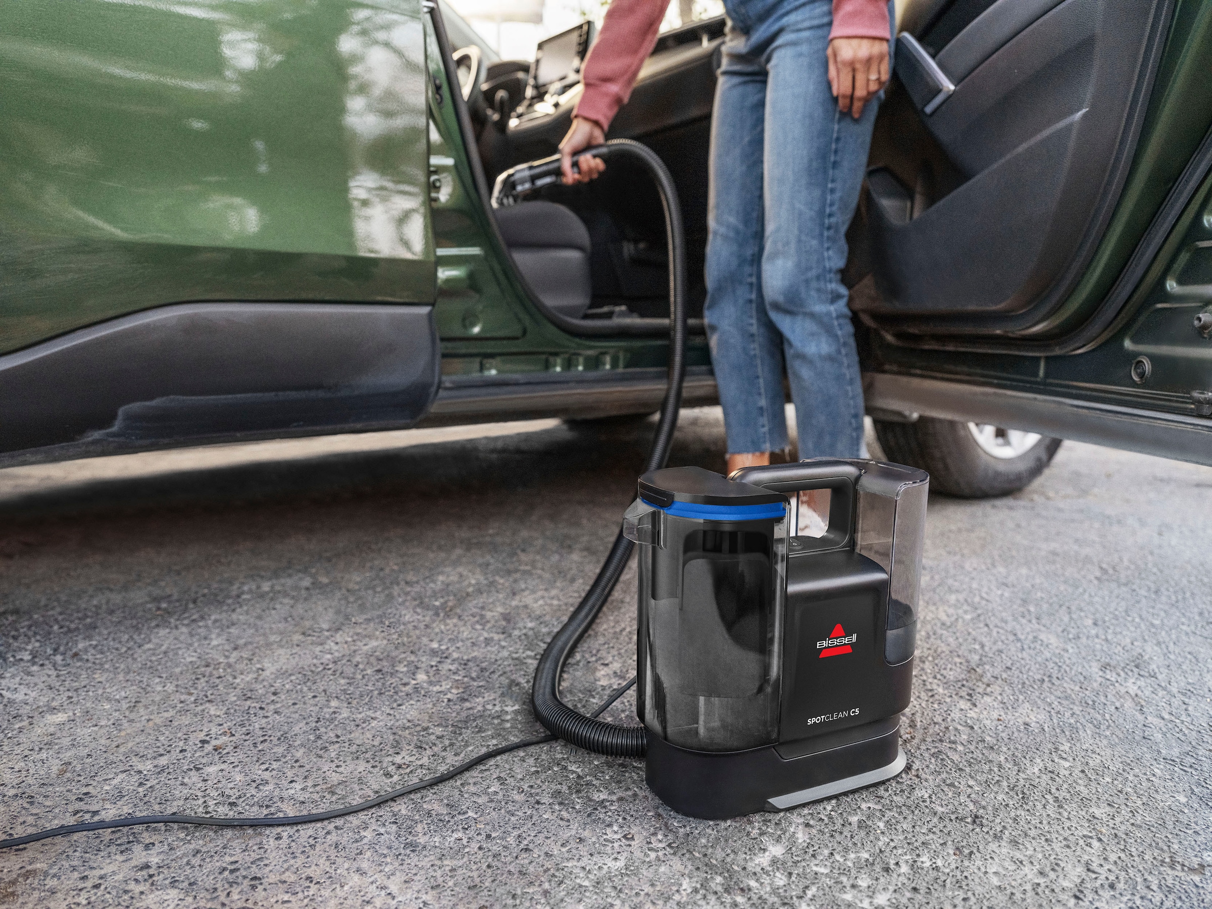 Bissell Wasch-Sauger »3928N, SpotClean C5 Select, leistungsstark, klein, Dual-Tank«, >15kPa, Selbstreingung, reinigt Flecken auf Teppich, Polster, Autositz