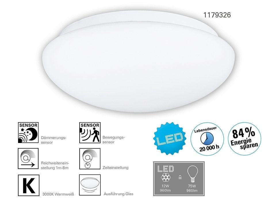 näve LED Deckenleuchte »Bergen«, Leuchtmittel LED-Board   LED fest integrie günstig online kaufen