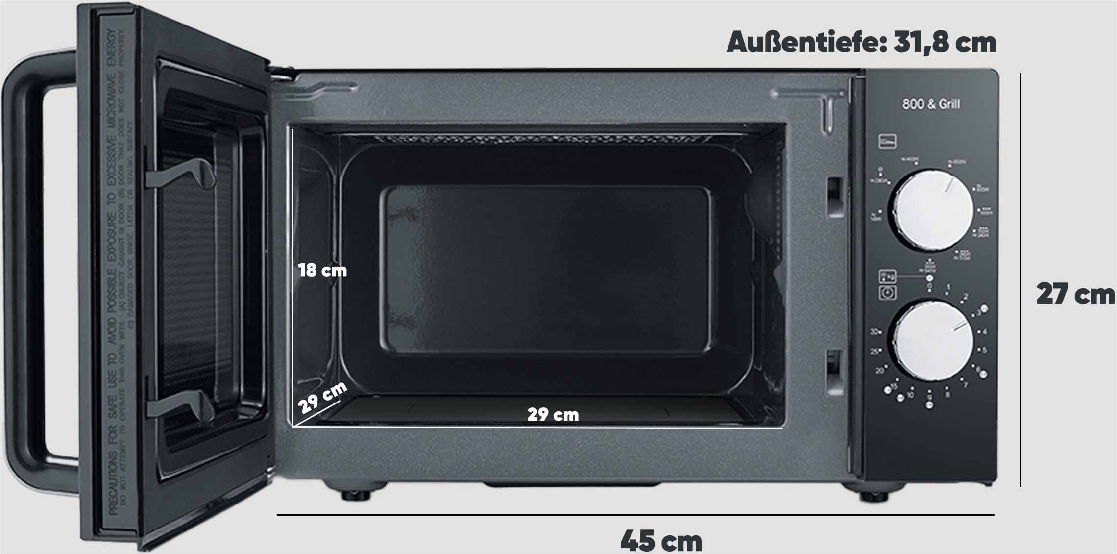 Severin Mikrowelle »MW 7762« Grill | Mikrowelle 800 W