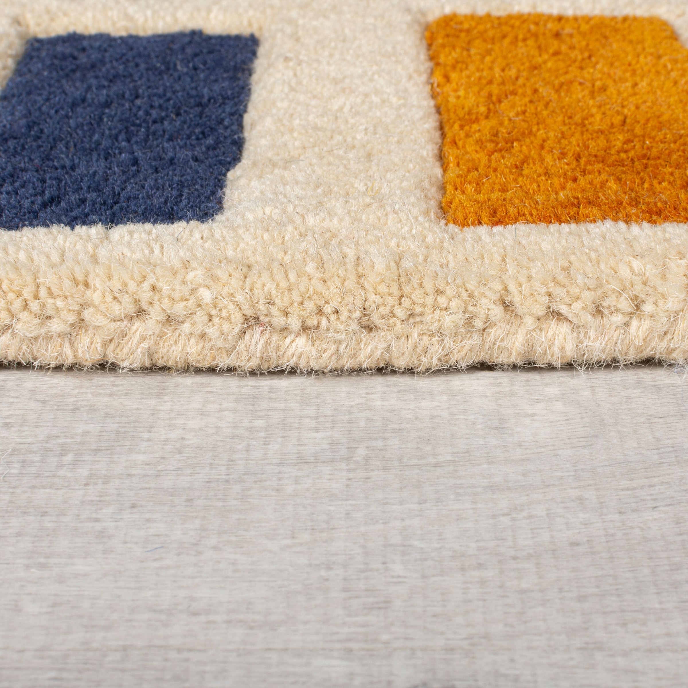 FLAIR RUGS Wollteppich »Retro Blocks«, rechteckig, 10 mm Höhe, Retro Blocks günstig online kaufen