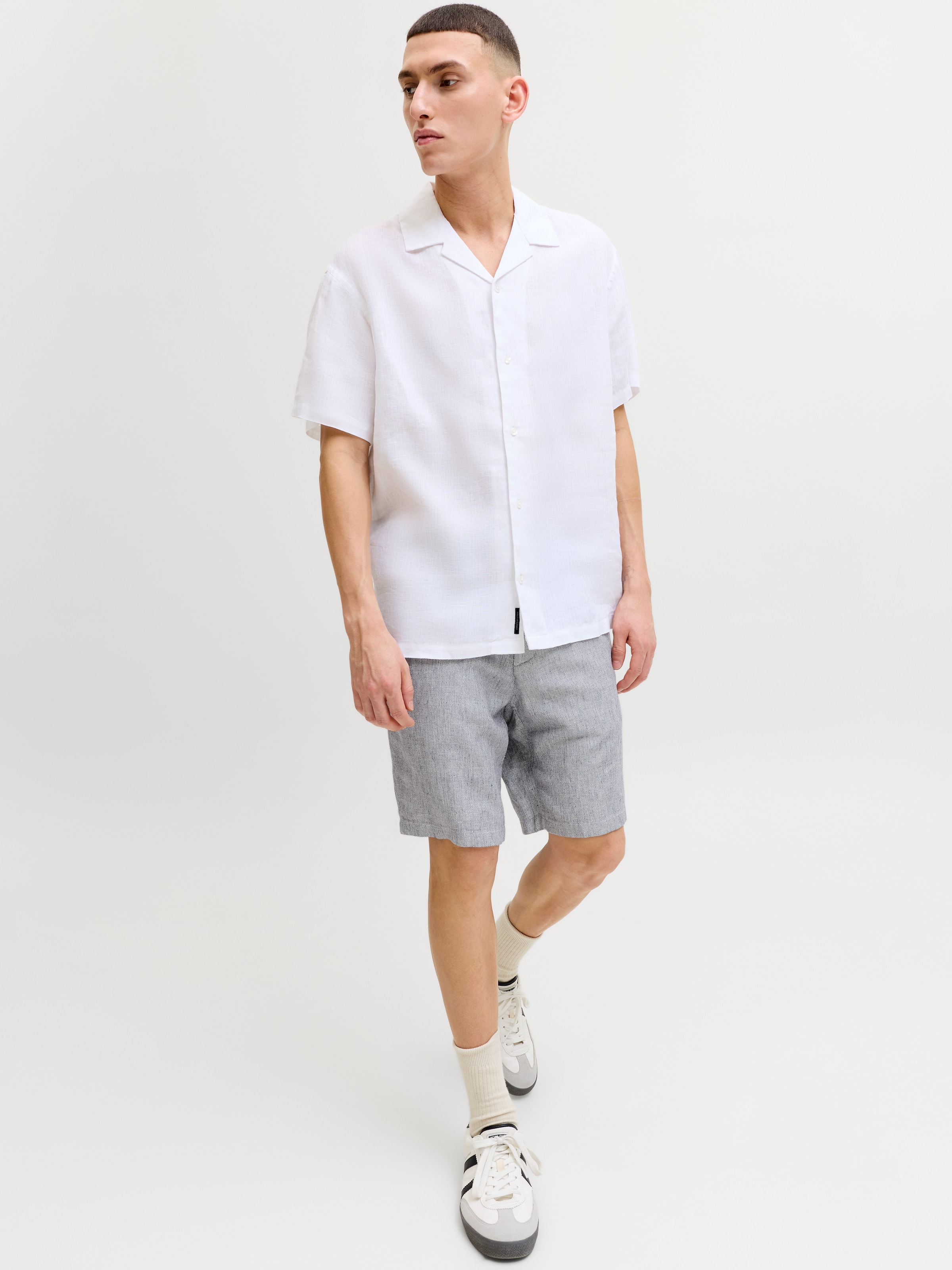 Jack & Jones Chinoshorts »JPSTACE MYKONOS LINEN BLEND SHORTS SRT«