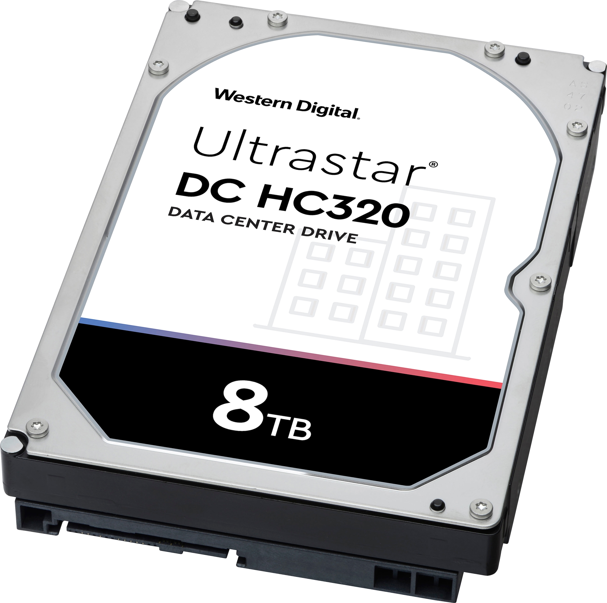 Western Digital HDD-Festplatte »Ultrastar DC HC320 8TB SAS«, 3,5 Zoll, Anschluss SAS, Bulk