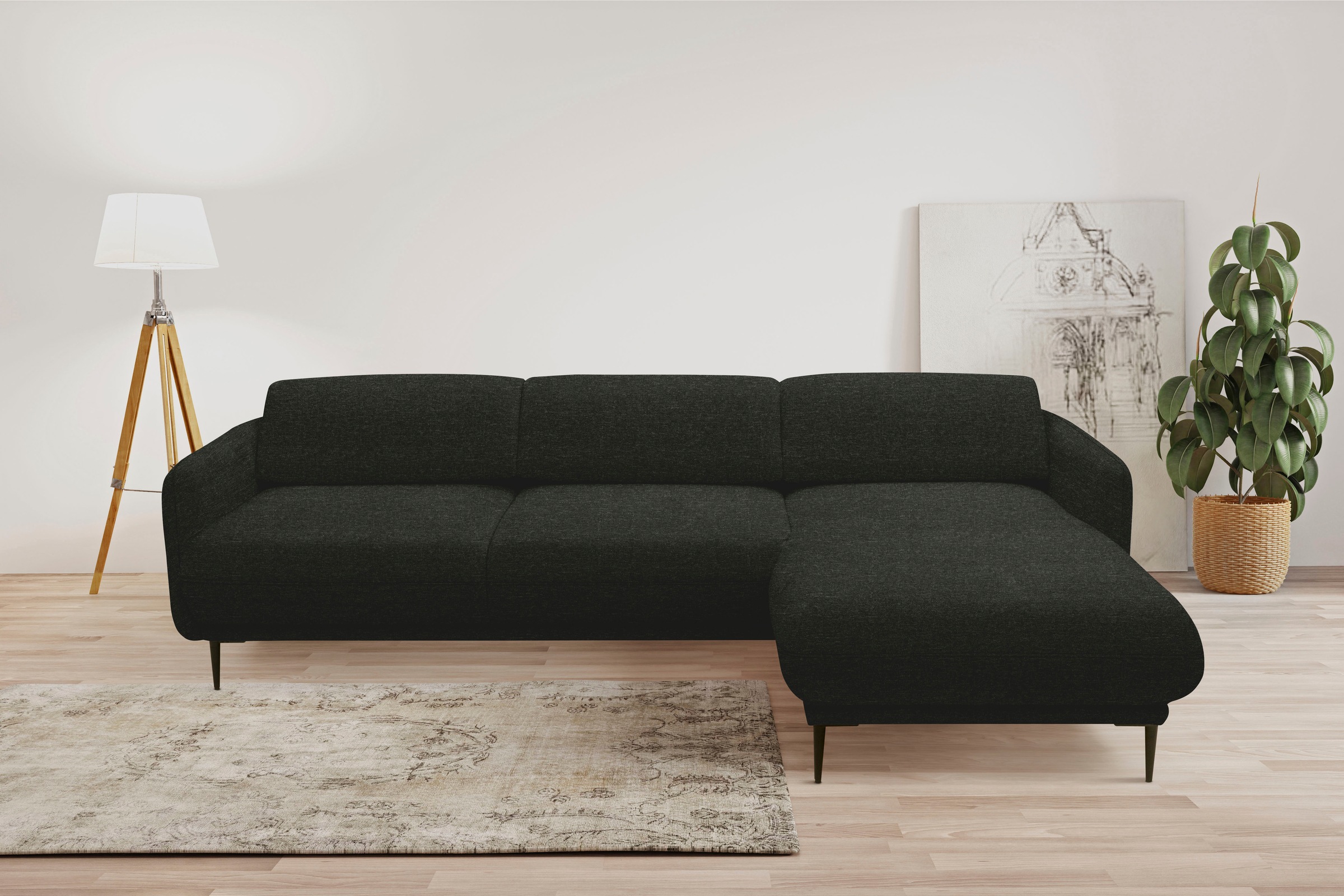 Home affaire Ecksofa "Skovsende Sitzbreite 245 cm, Rückenlehne stufenlos ho günstig online kaufen